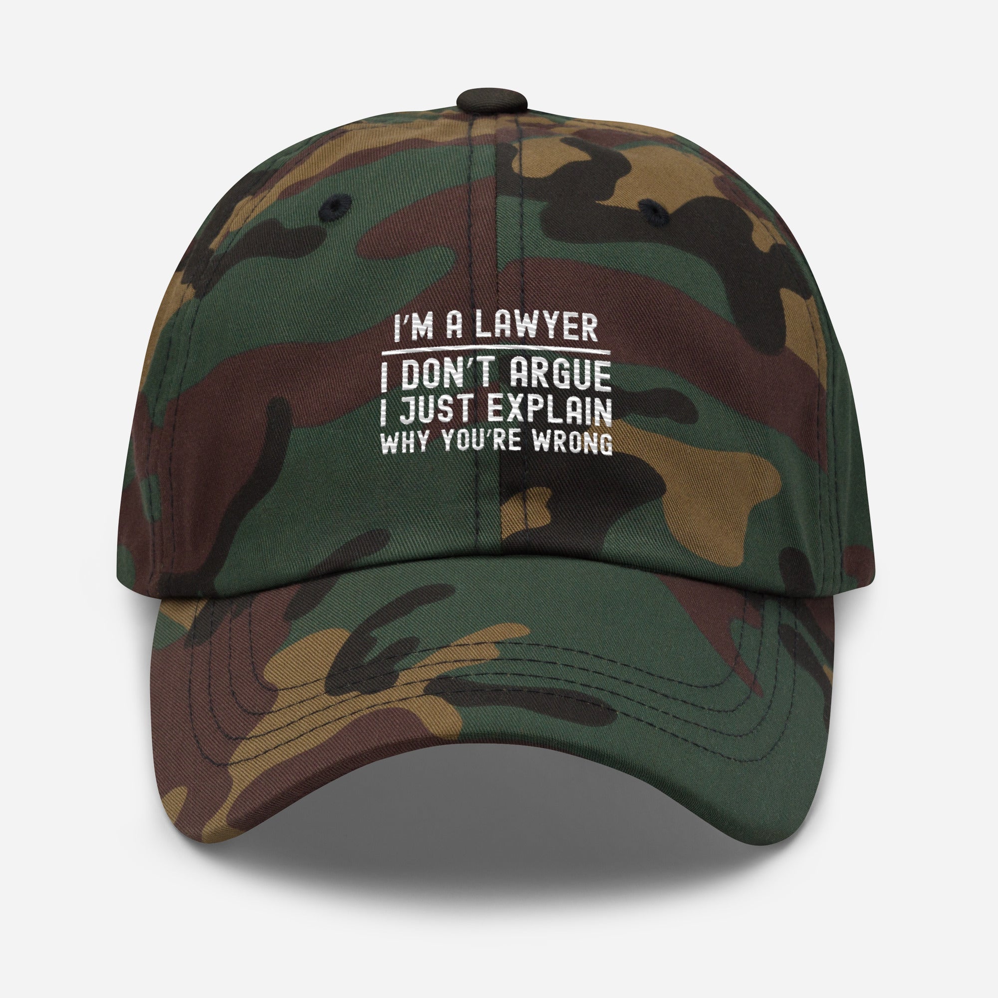 Hat | I’m a lawyer, I don’t argue, I just explain why you’re wrong