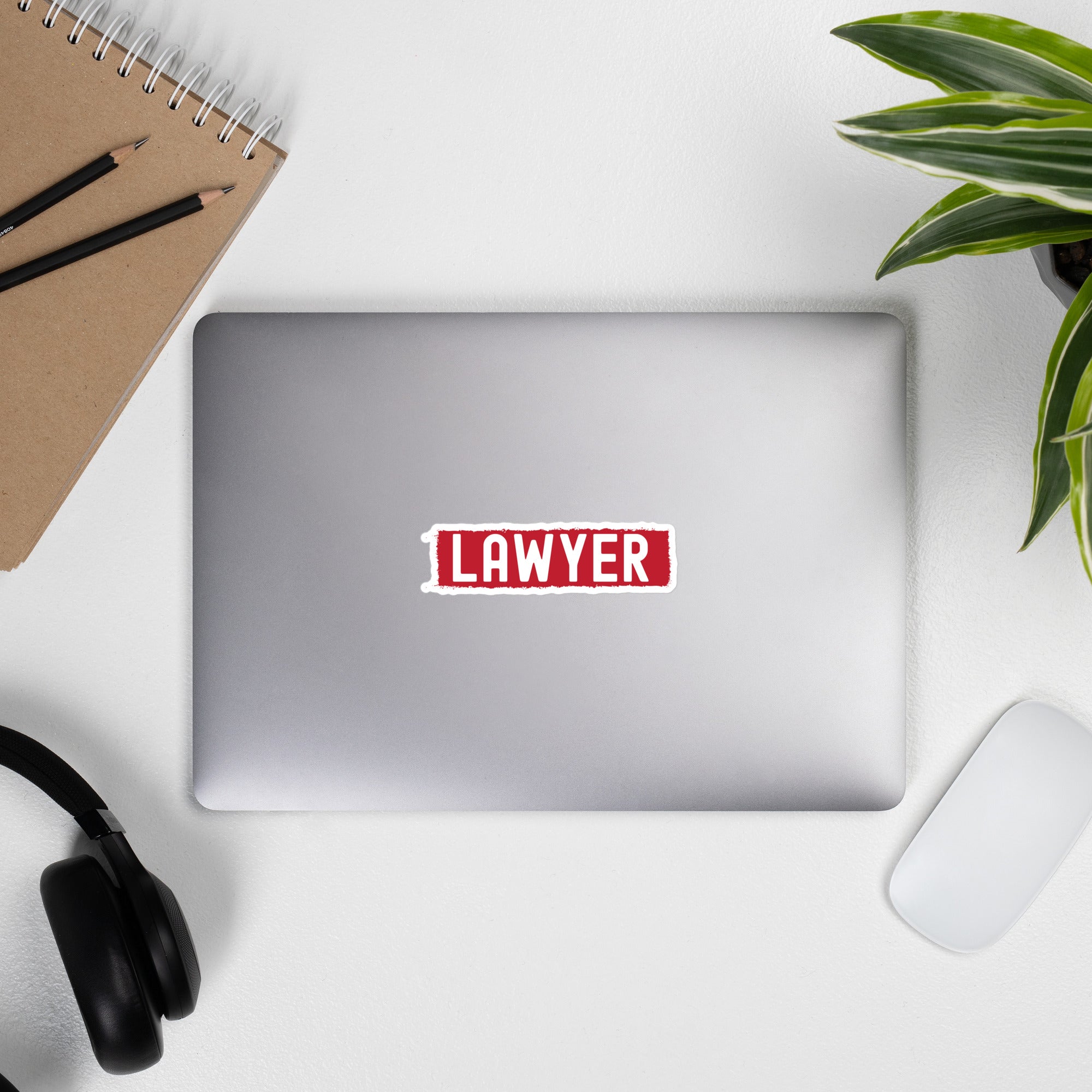 Bubble-free stickers | Lawyer (design with red highghliting)