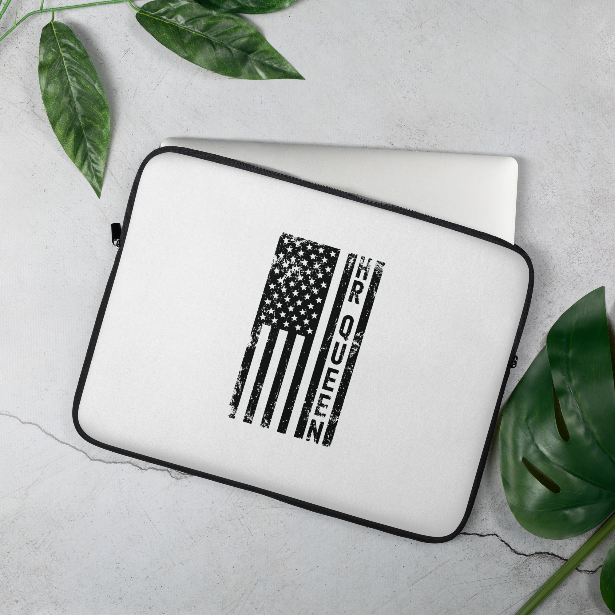 Laptop Sleeve | Hr Queen (deisgn on American flag)