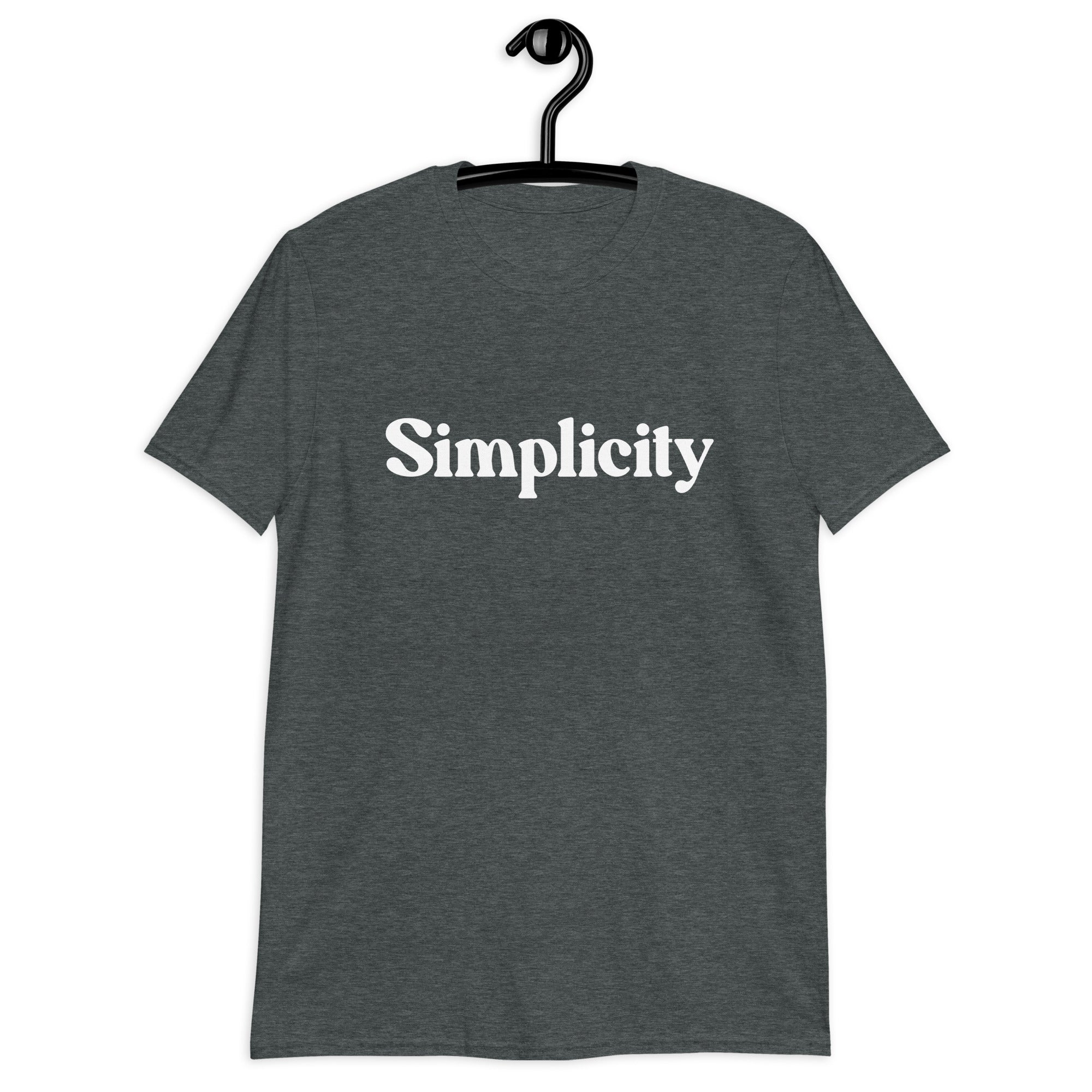 Short-Sleeve Unisex T-Shirt | Simplicity