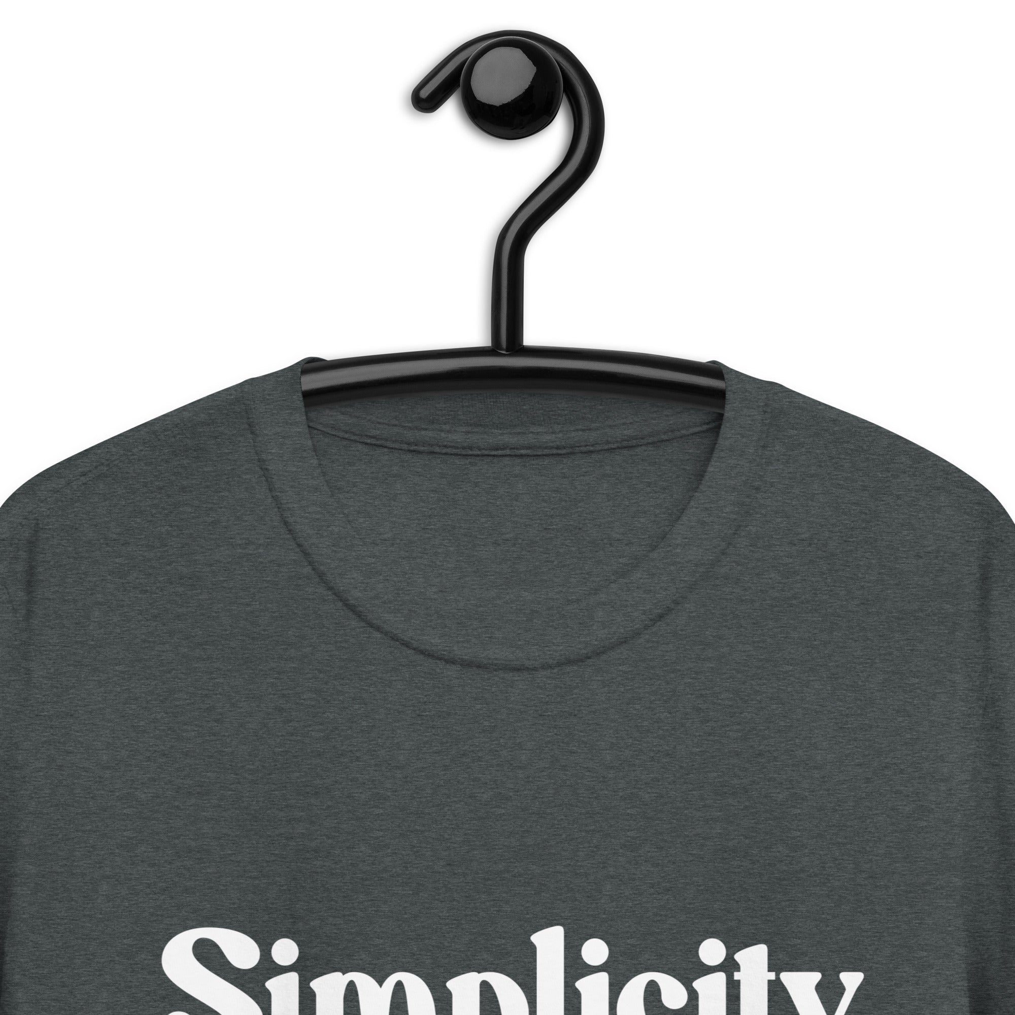 Short-Sleeve Unisex T-Shirt | Simplicity