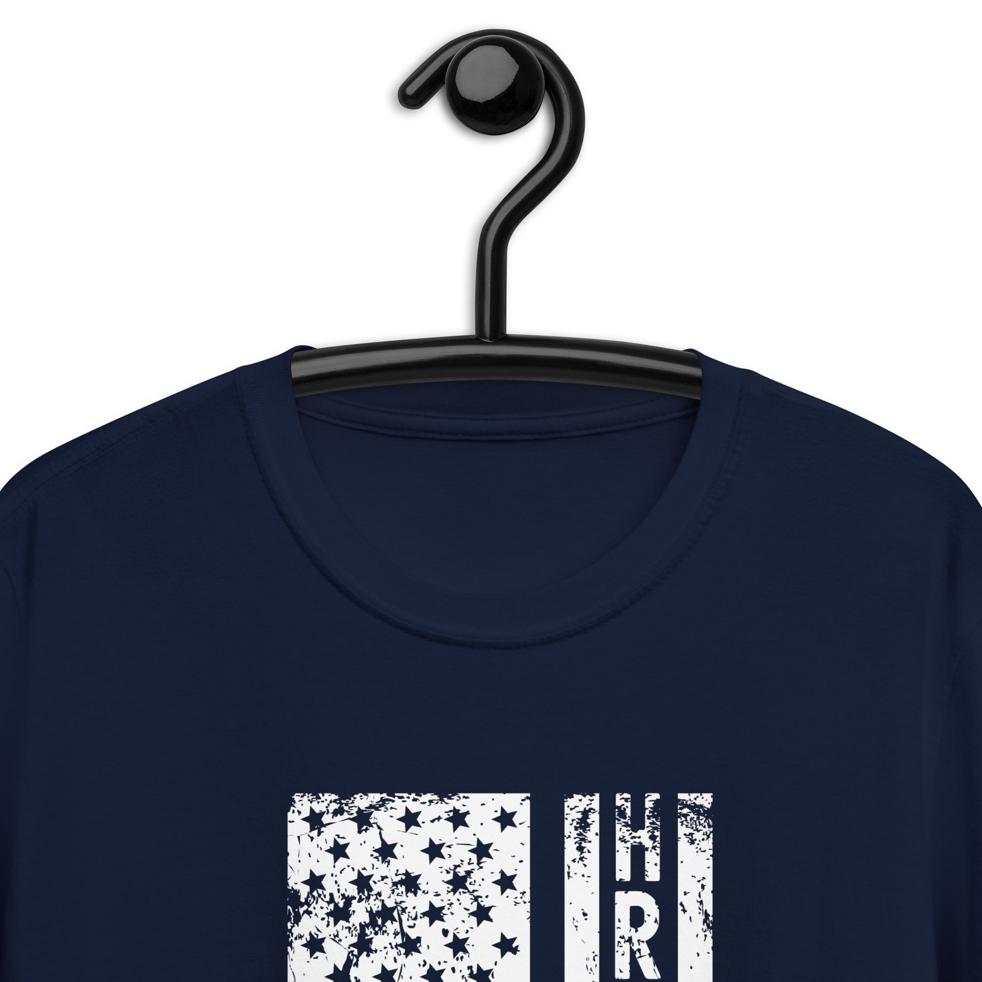 Short-Sleeve Unisex T-Shirt | Hr Queen (deisgn on American flag)