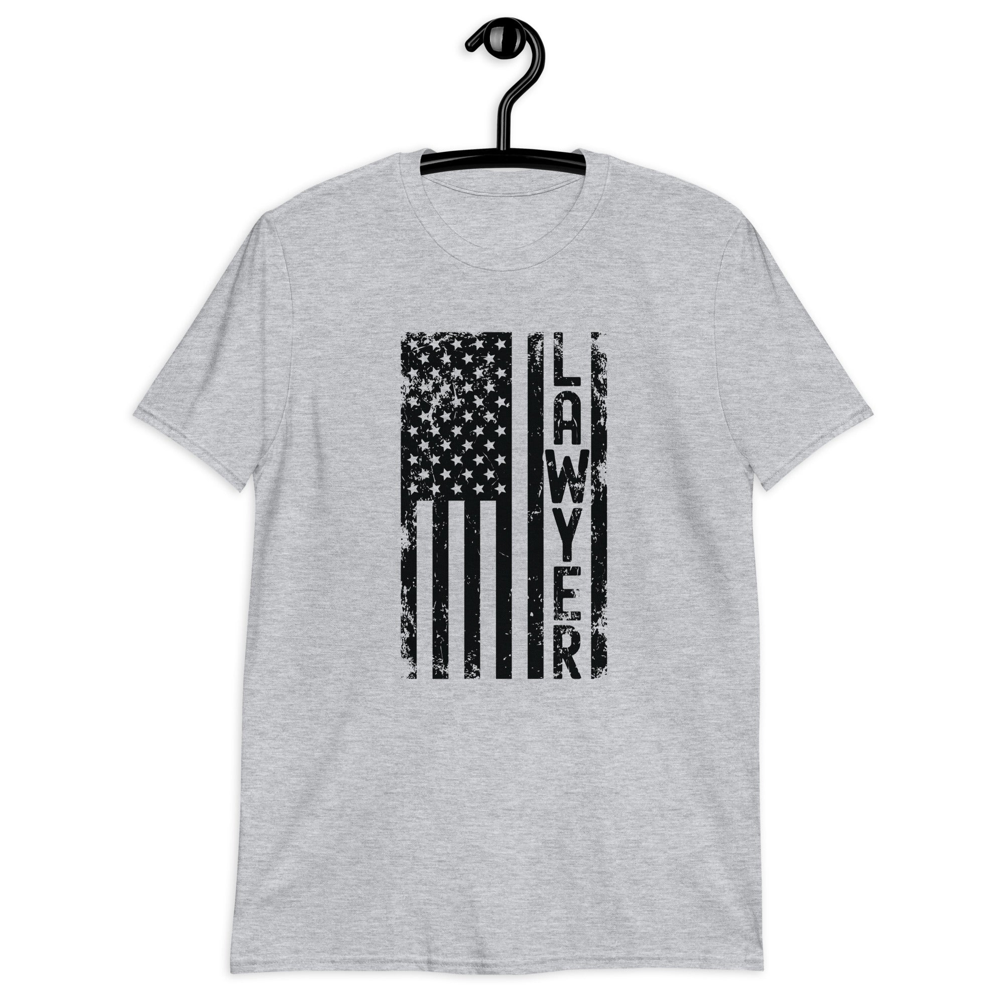 Short-Sleeve Unisex T-Shirt | Lawyer (deisgn on American flag)