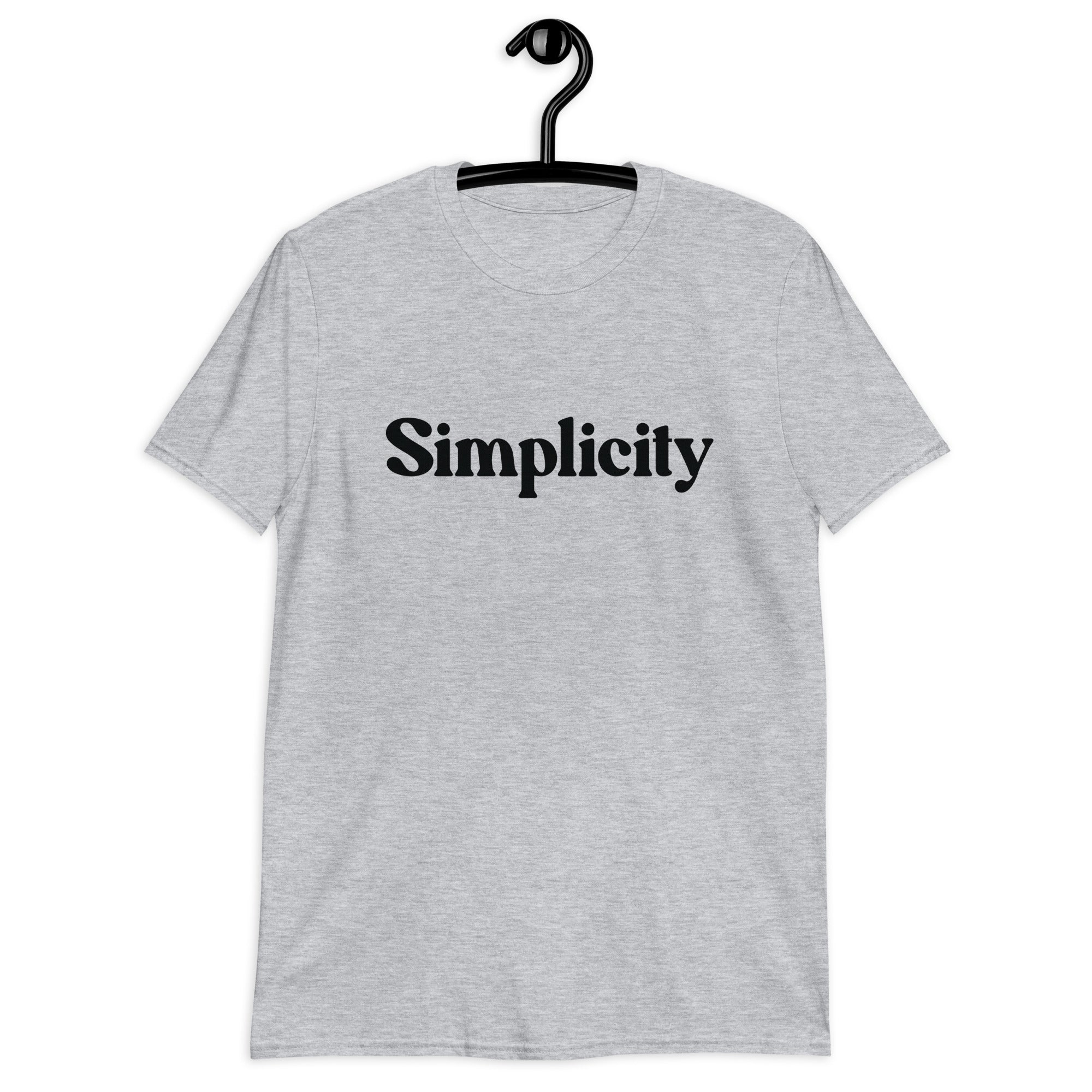 Short-Sleeve Unisex T-Shirt | Simplicity