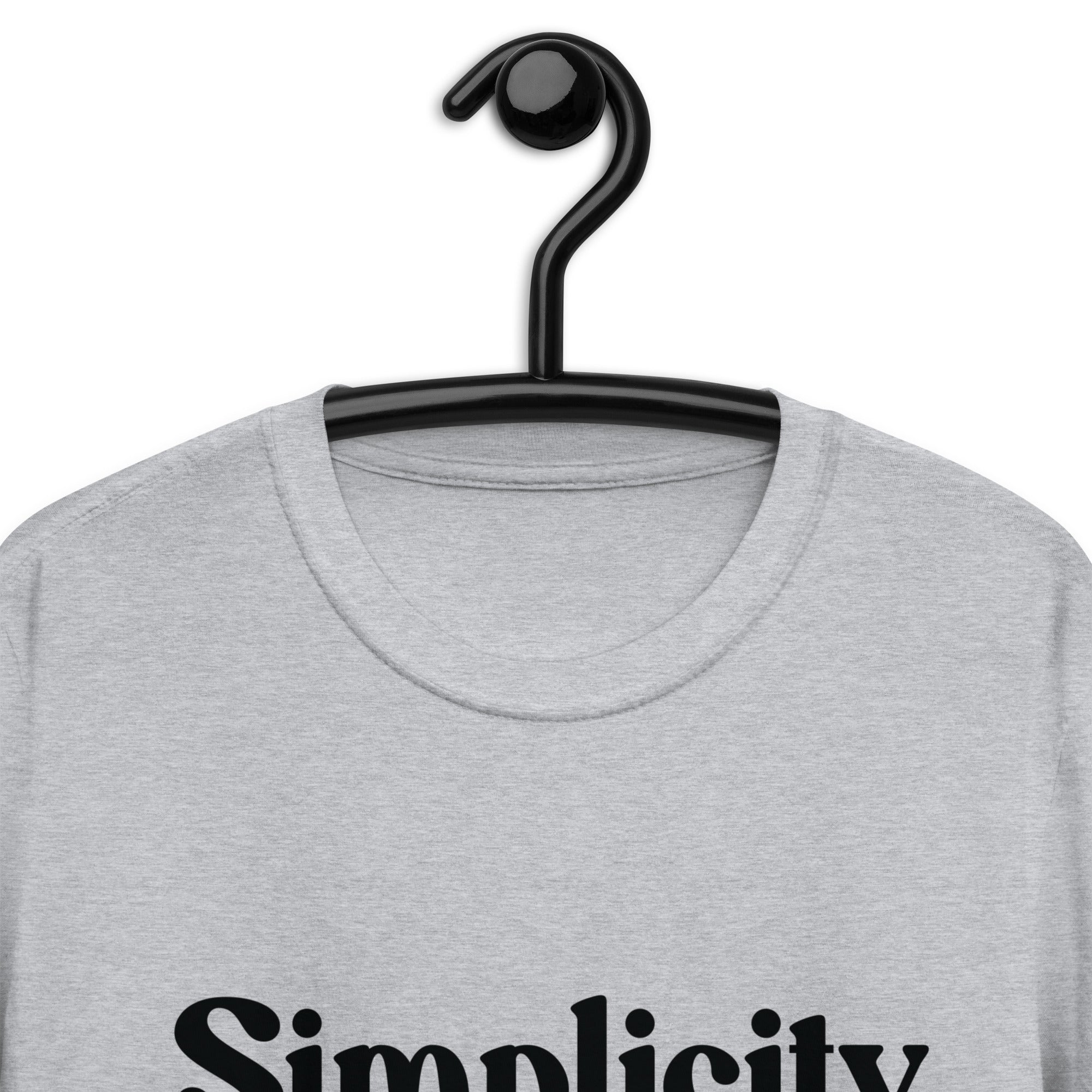 Short-Sleeve Unisex T-Shirt | Simplicity