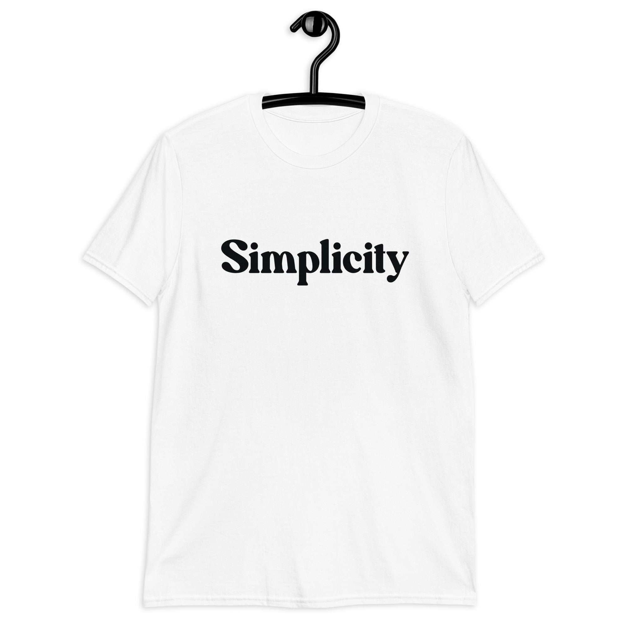 Short-Sleeve Unisex T-Shirt | Simplicity