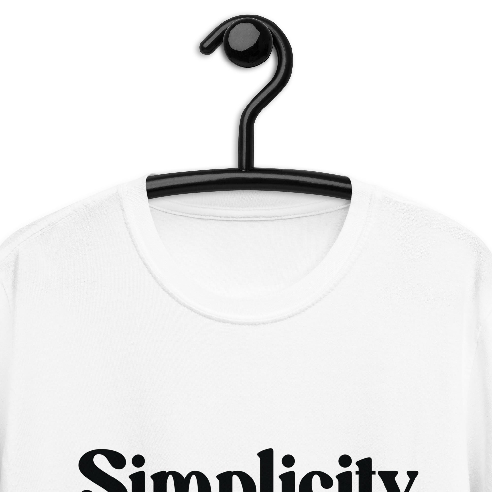 Short-Sleeve Unisex T-Shirt | Simplicity