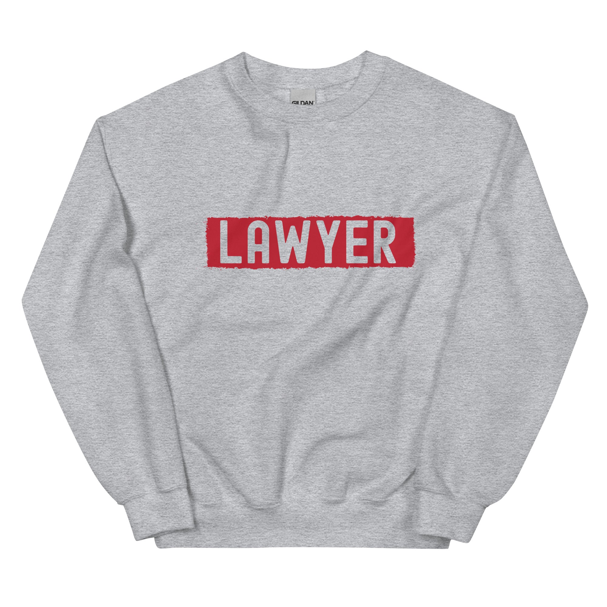 Unisex Sweatshirt | Lawyer (design with red highghliting)