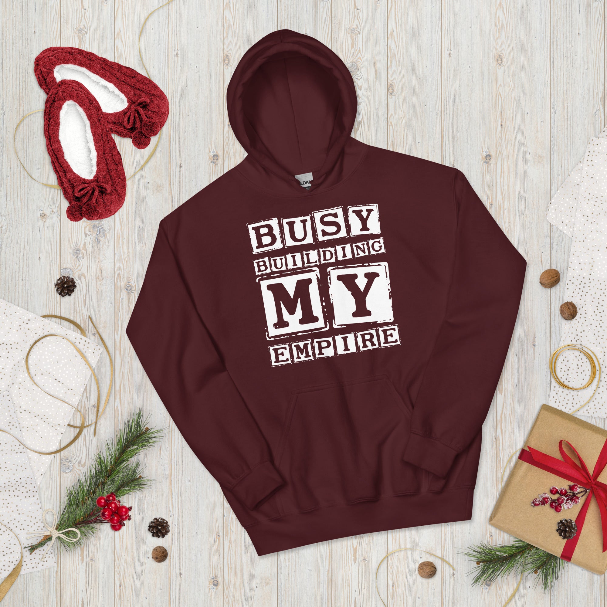 Unisex Hoodie | Busy Building My Empire