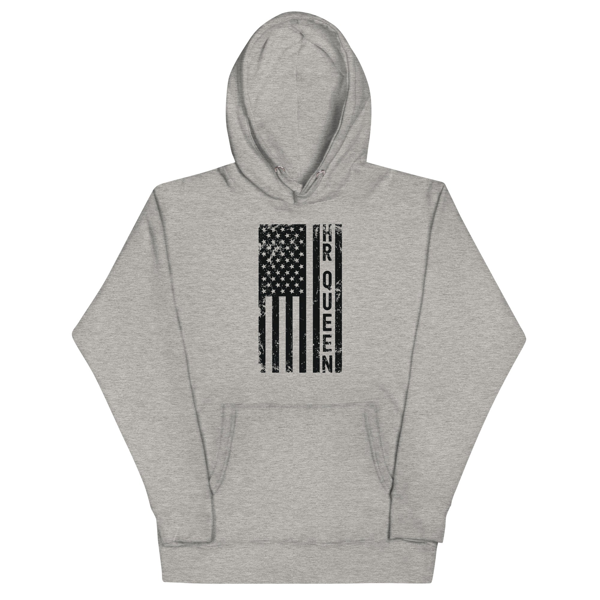 Unisex Hoodie | Hr Queen (deisgn on American flag)