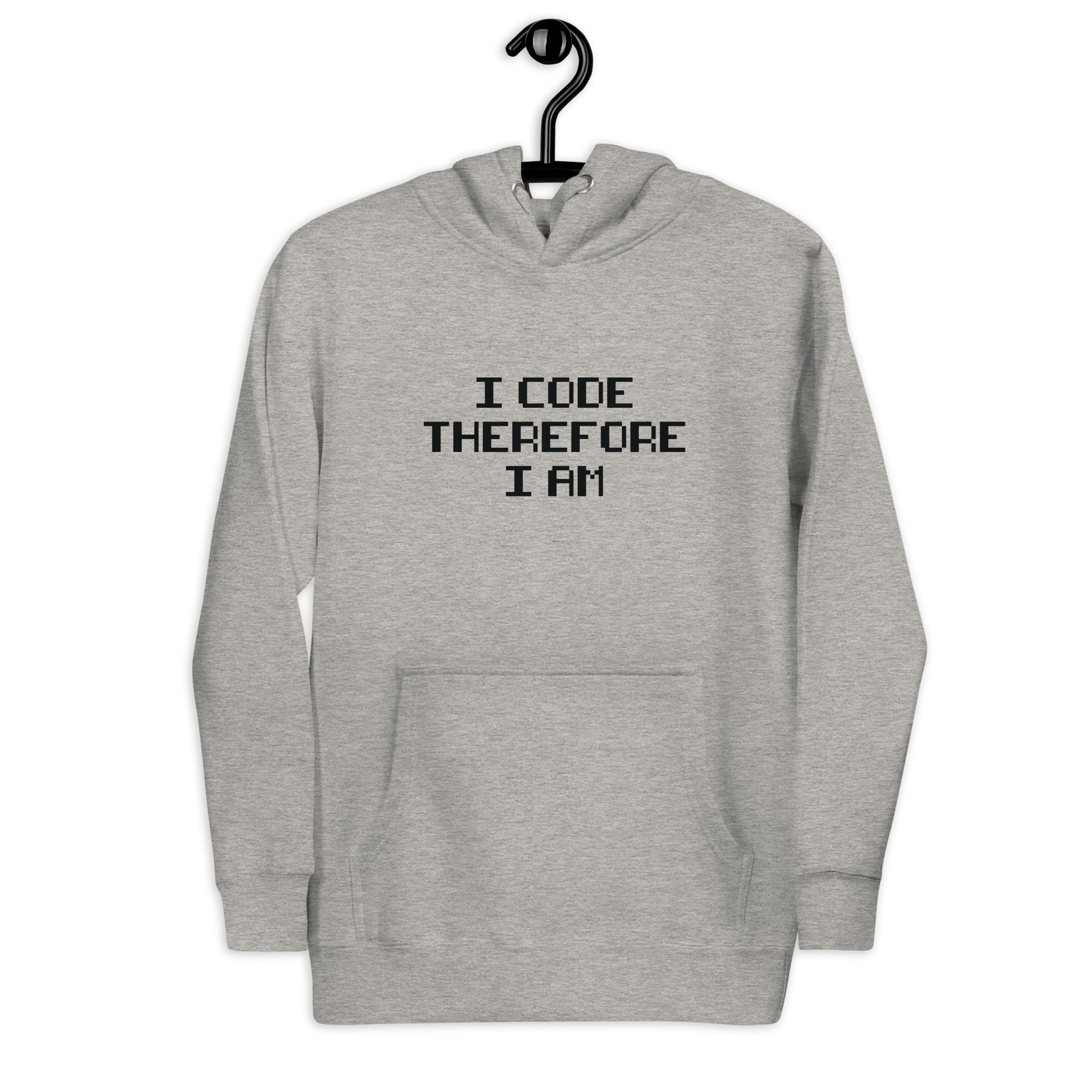 Unisex Hoodie | I Code Therefore I Am