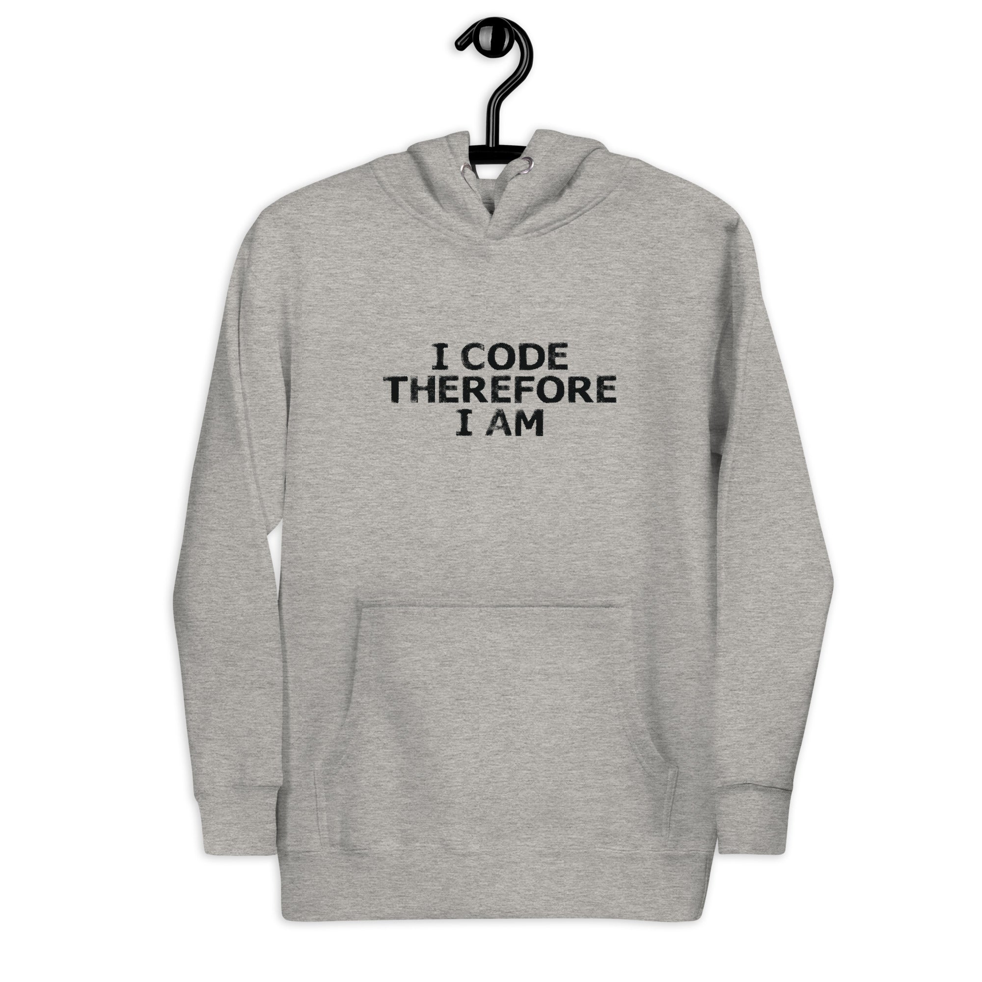 Unisex Hoodie | I Code Therefore I Am