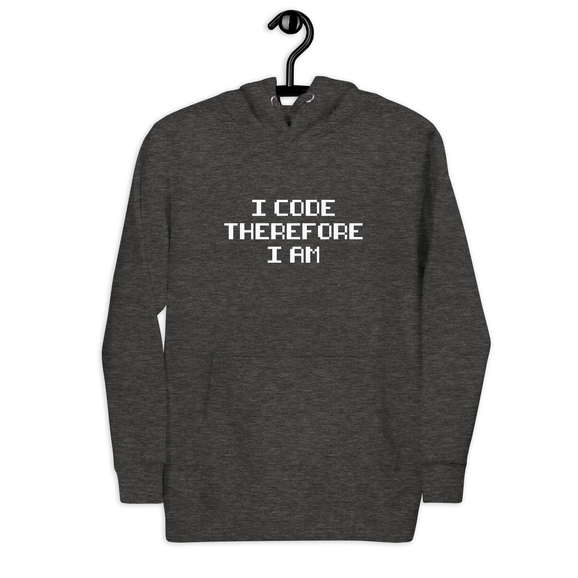 Unisex Hoodie | I Code Therefore I Am