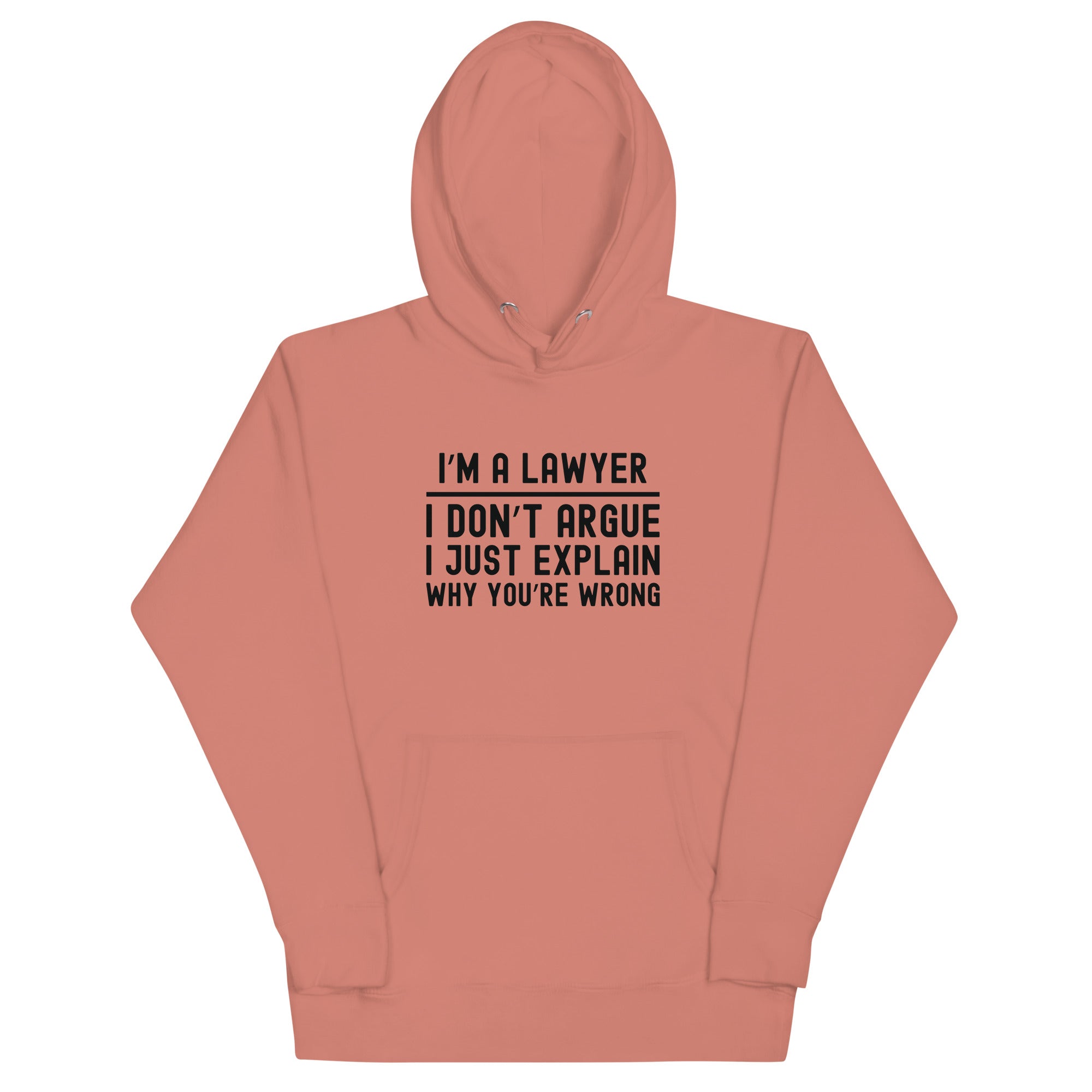 Unisex Hoodie | I’m a lawyer, I don’t argue, I just explain why you’re wrong