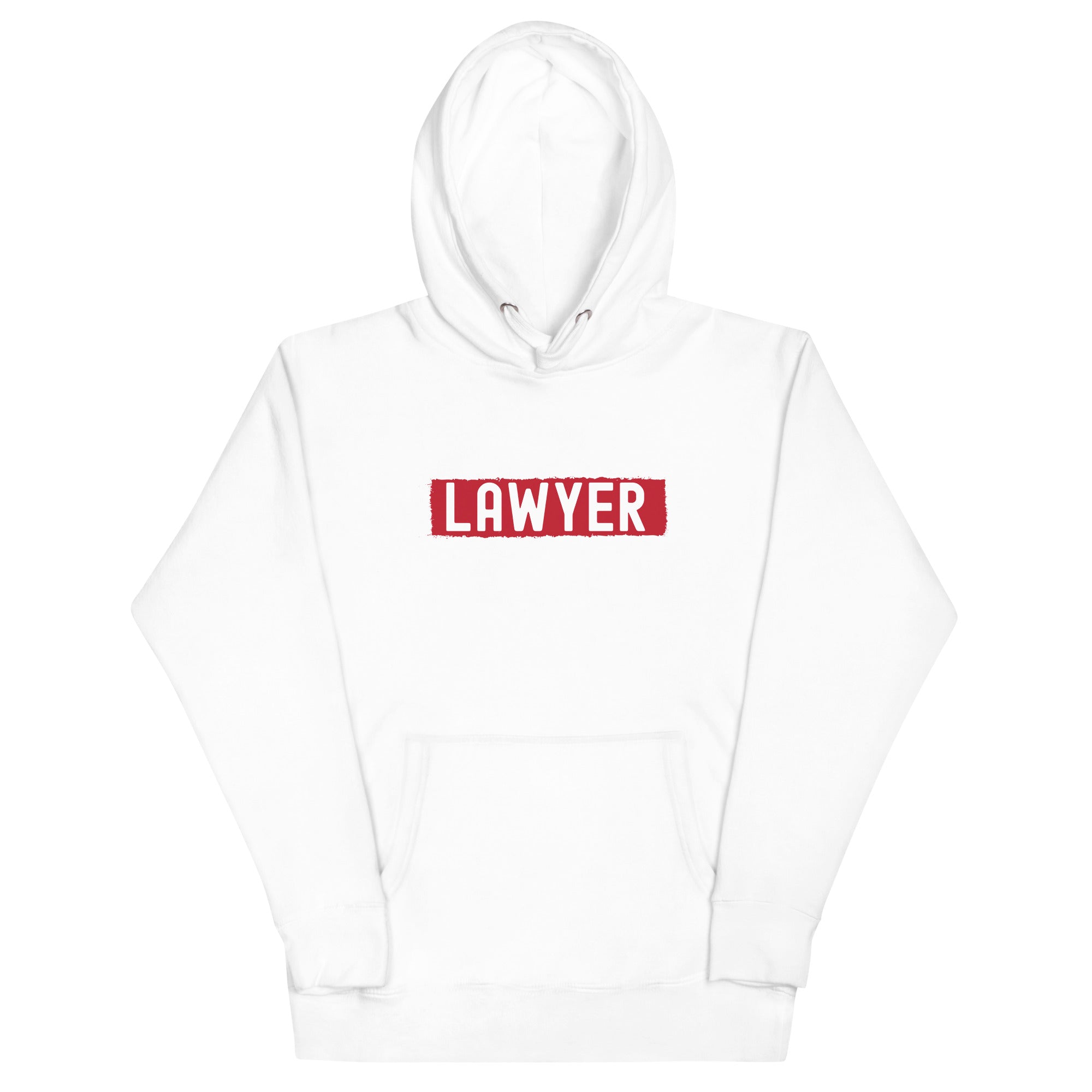 Unisex Hoodie | Lawyer (design with red highghliting)