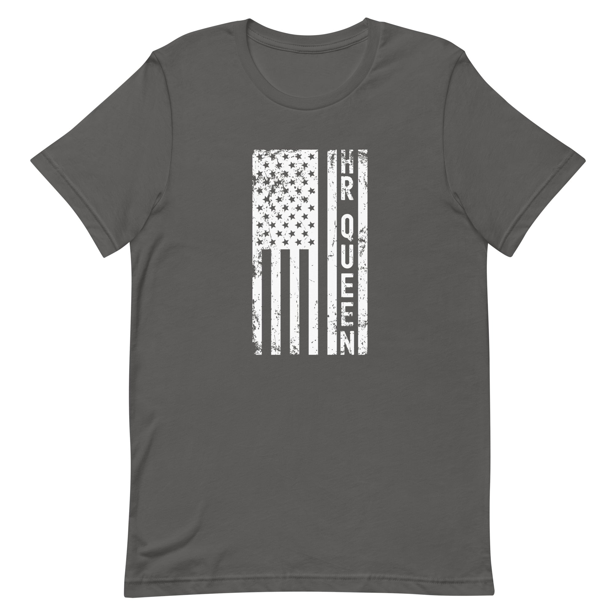 Unisex t-shirt | Hr Queen (deisgn on American flag)