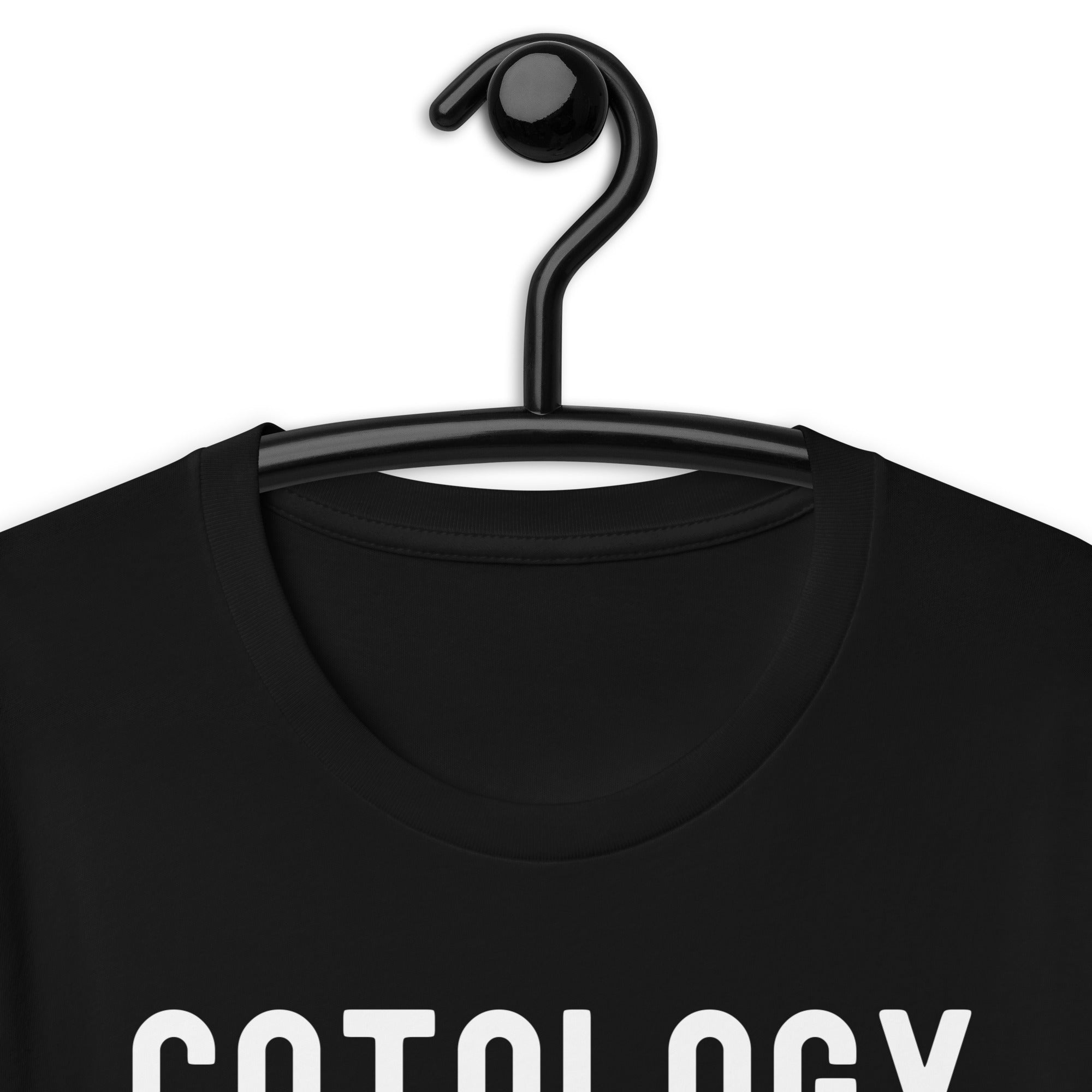 Unisex t-shirt | Catology Rule #1 If me fits, me sits