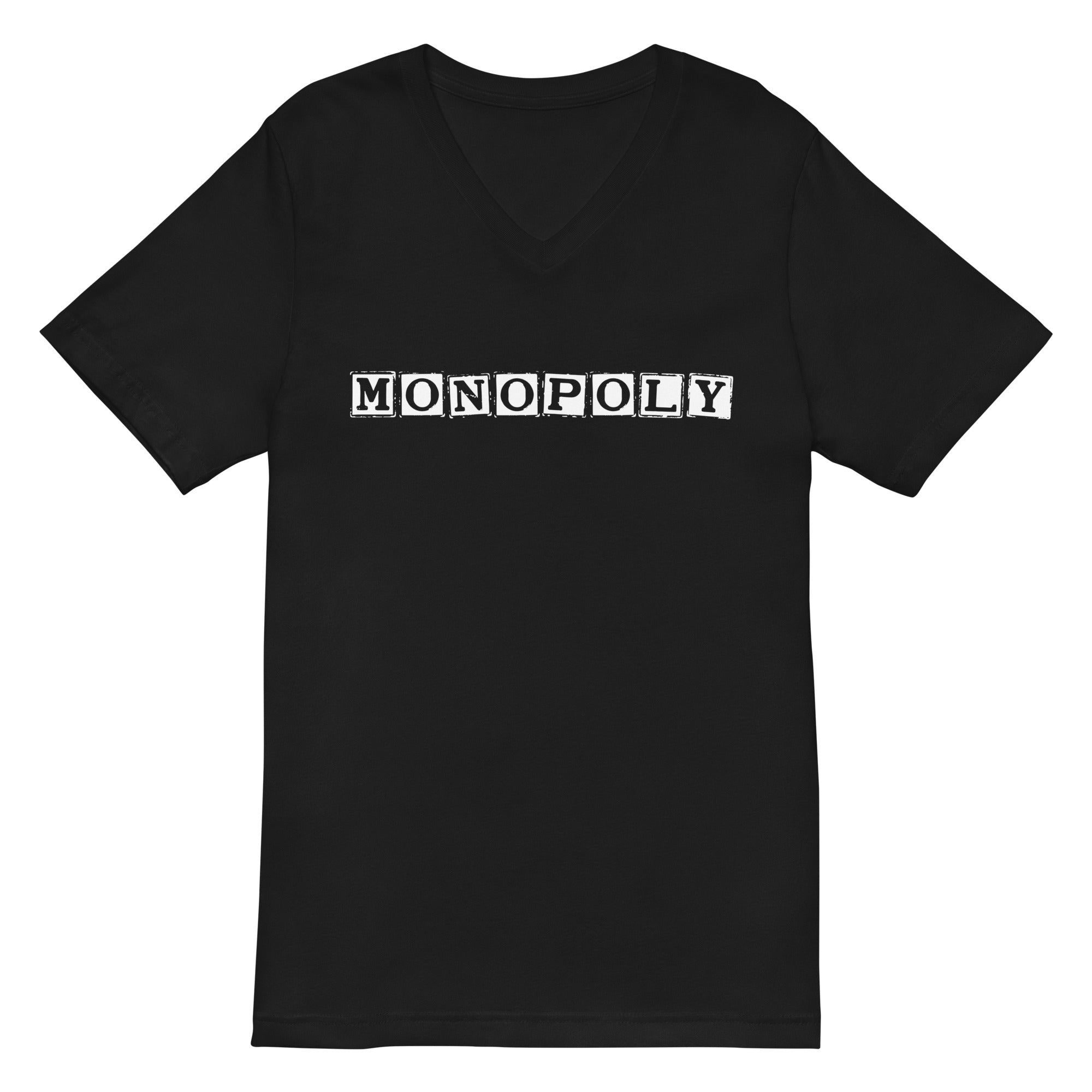 Unisex Short Sleeve V-Neck T-Shirt | Monopoly
