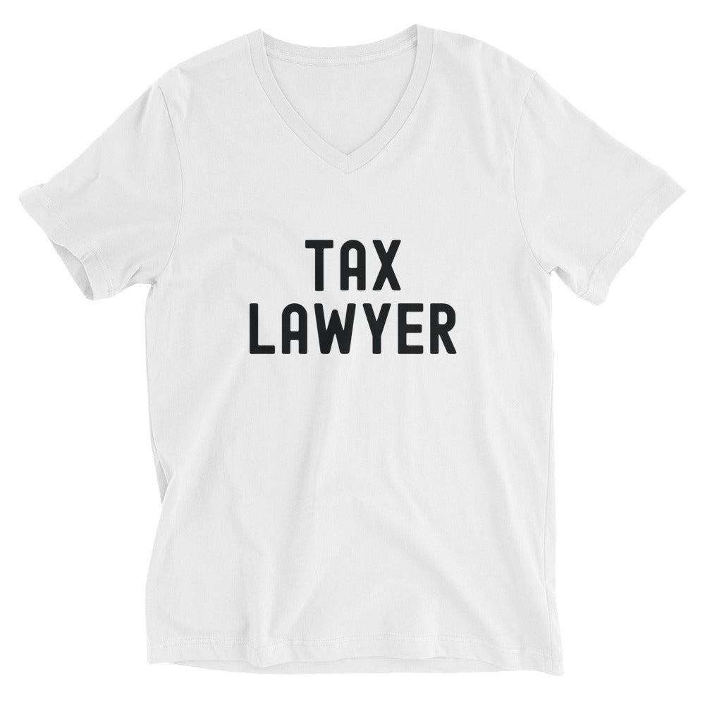 Unisex Short Sleeve V-Neck T-Shirt | Tax Lawyer