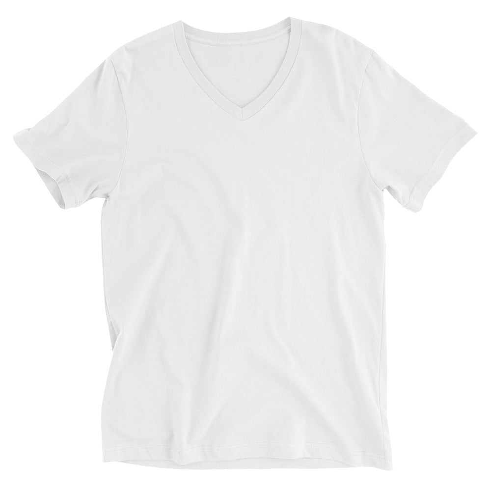 Unisex Short Sleeve V-Neck T-Shirt | Level Up