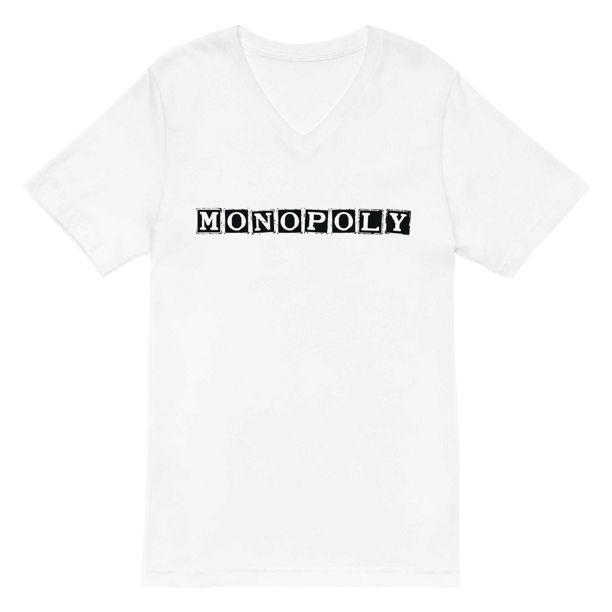 Unisex Short Sleeve V-Neck T-Shirt | Monopoly