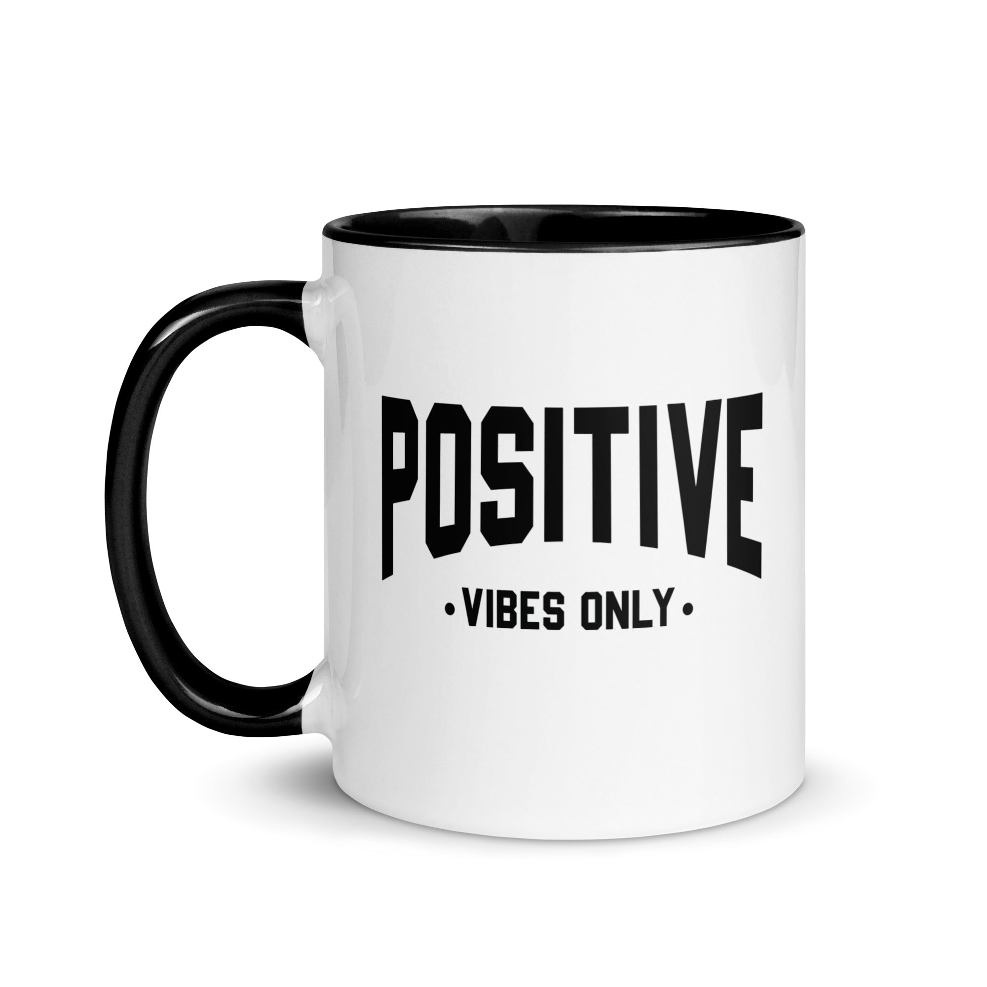 Mug with Color Inside | Positive Vibes Only