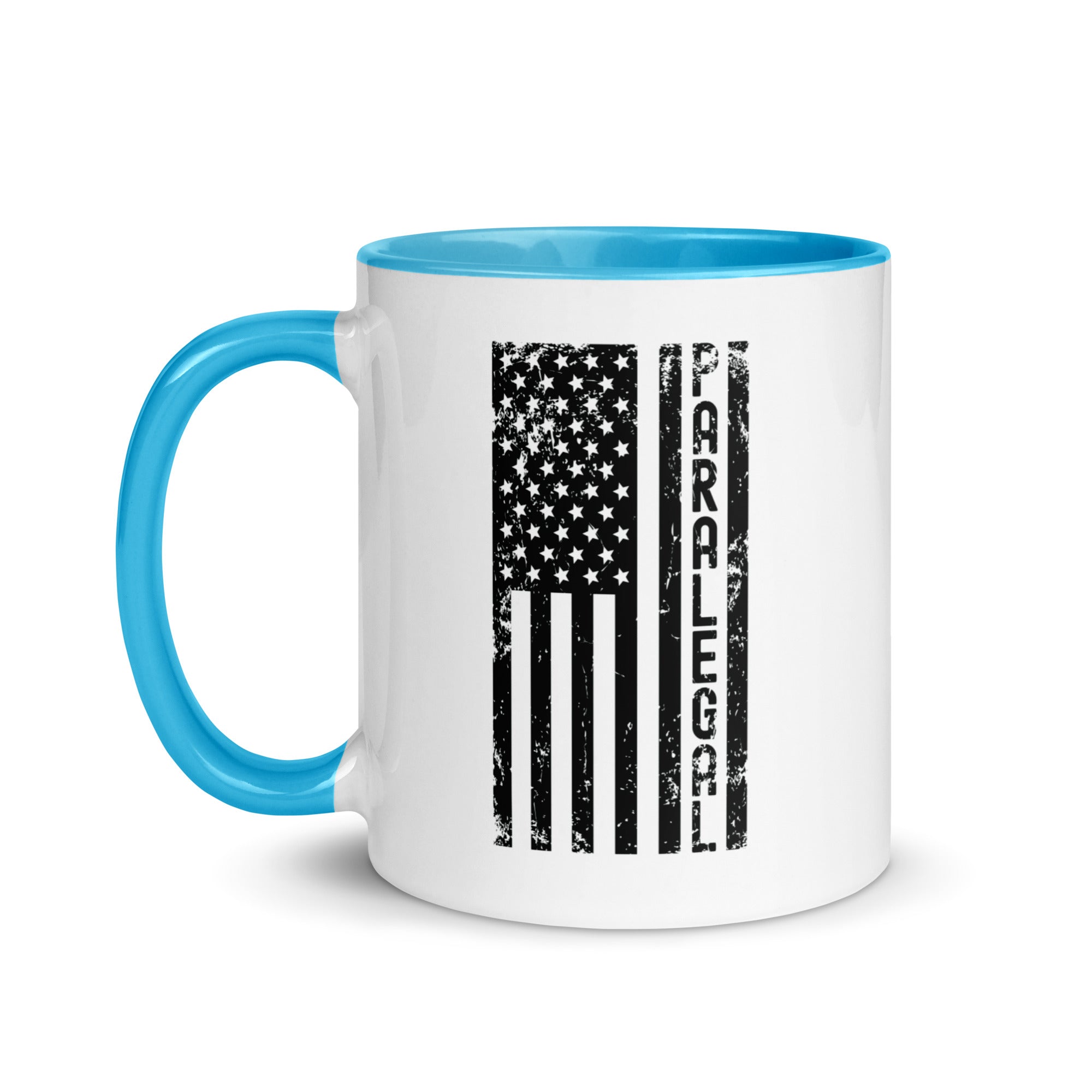 Mug with Color Inside | Paralegal (deisgn on American flag)