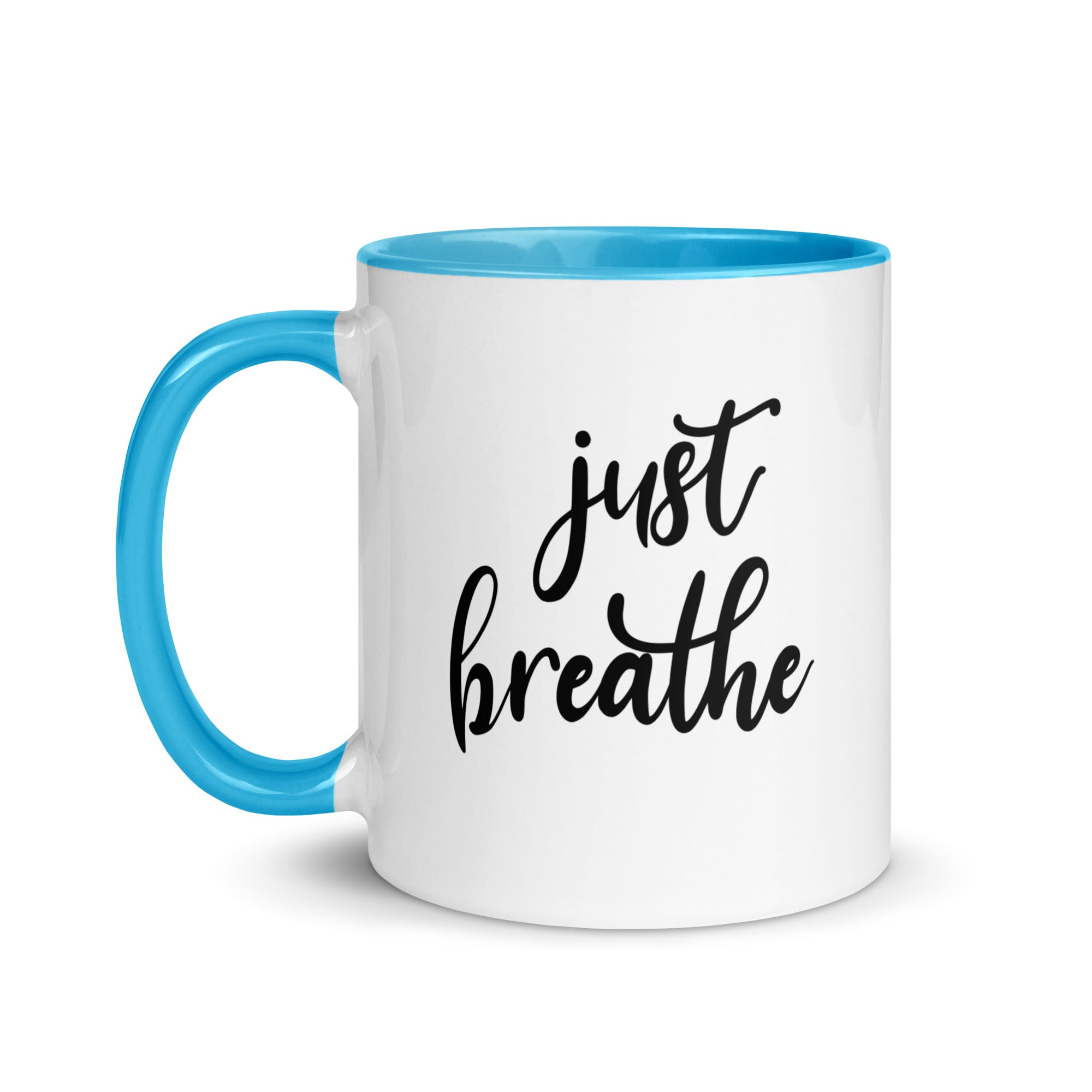 Mug with Color Inside | Just Breathe