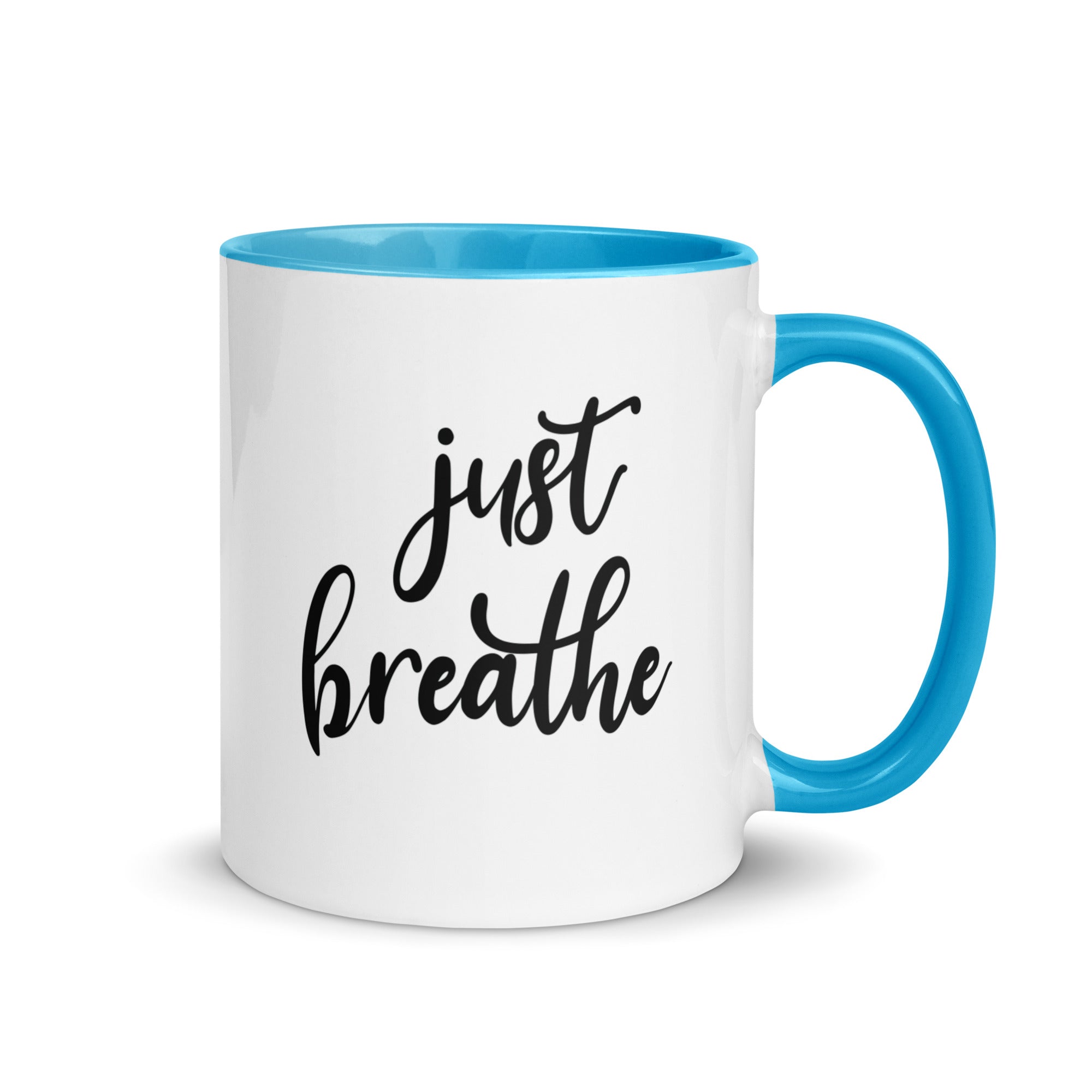 Mug with Color Inside | Just Breathe