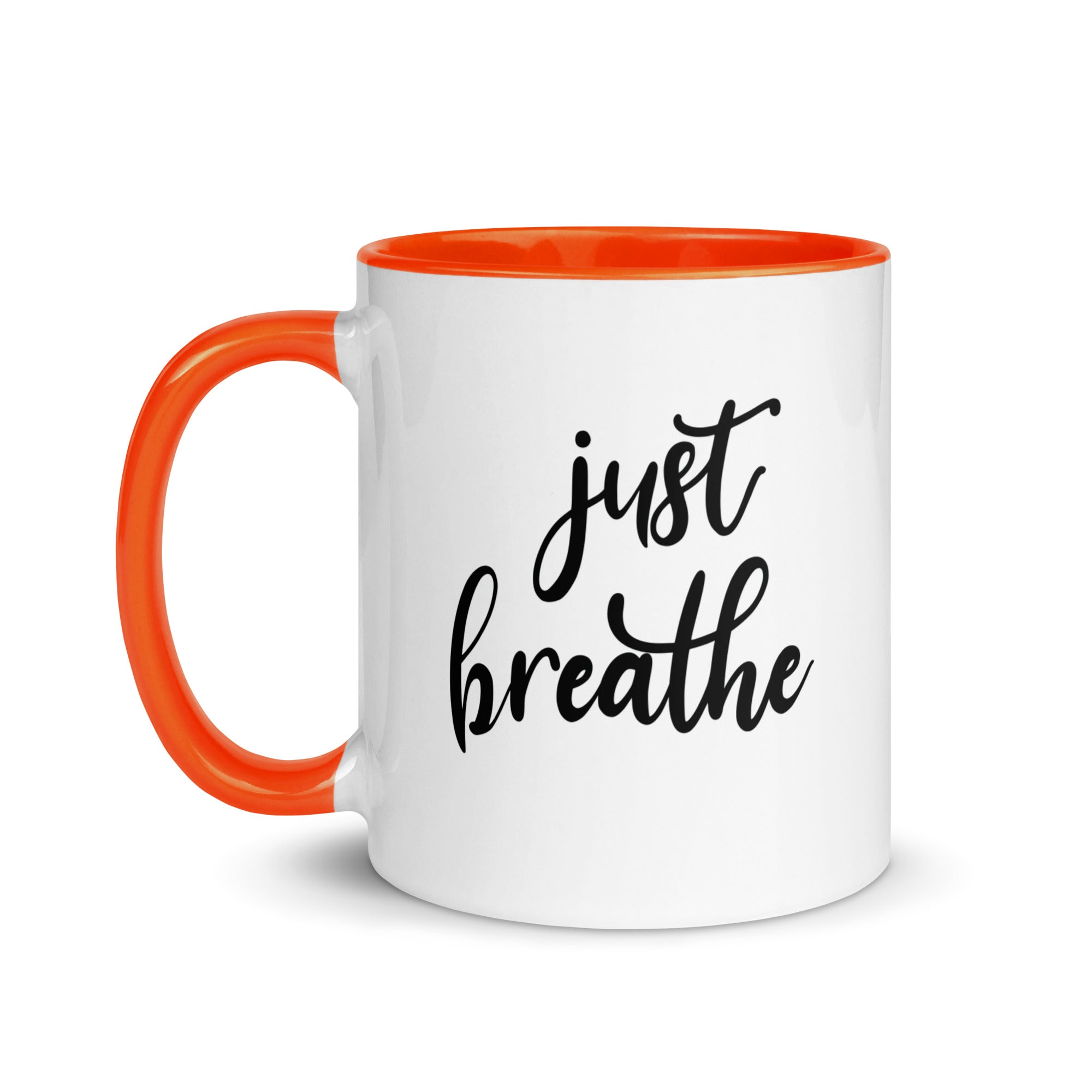 Mug with Color Inside | Just Breathe