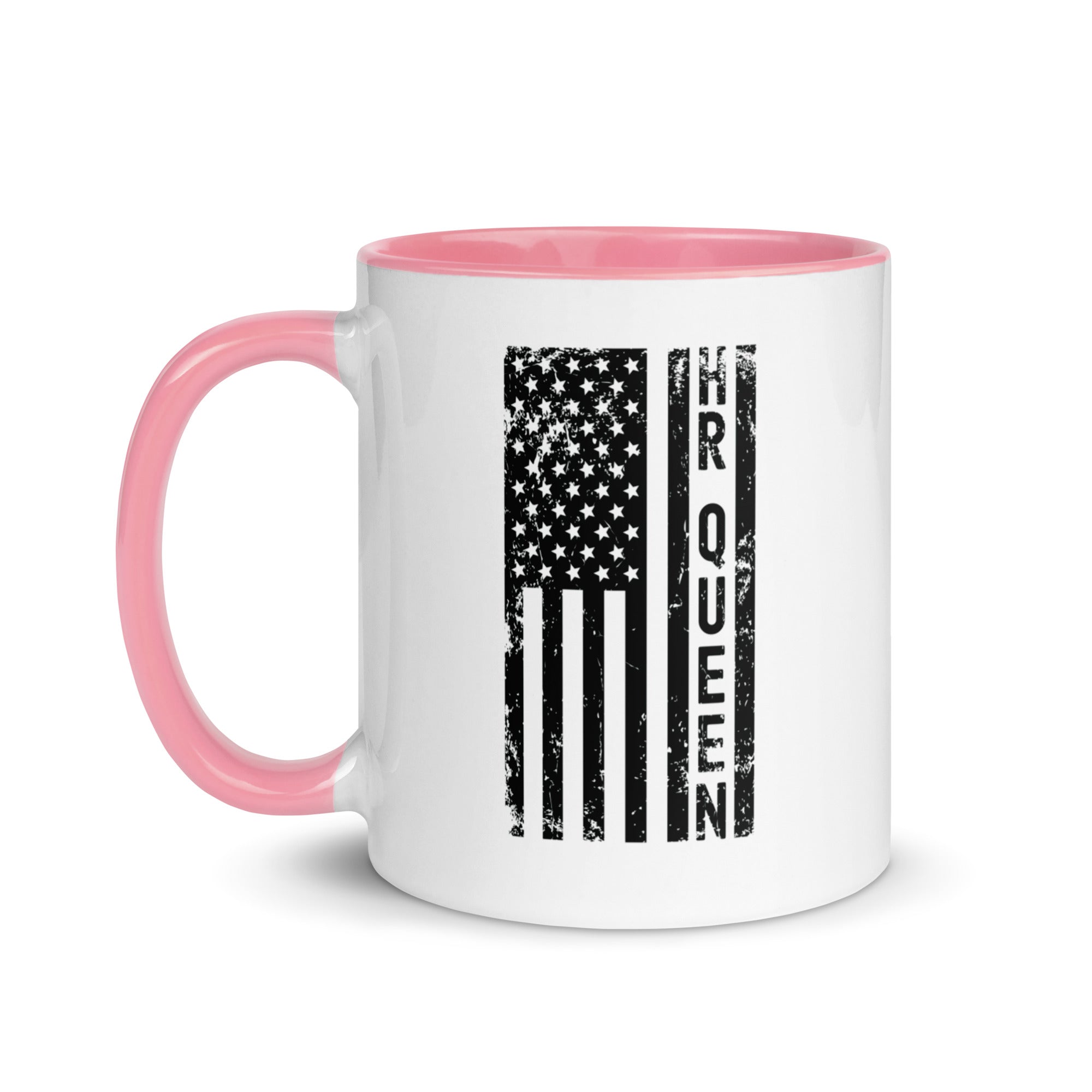 Mug with Color Inside | Hr Queen (deisgn on American flag)