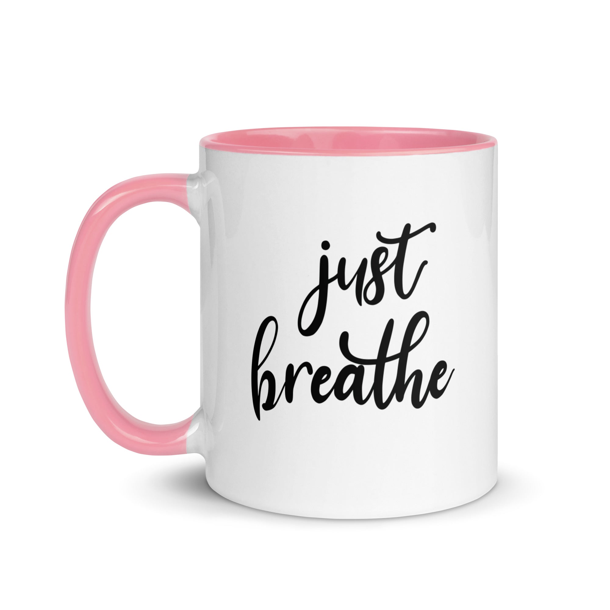 Mug with Color Inside | Just Breathe