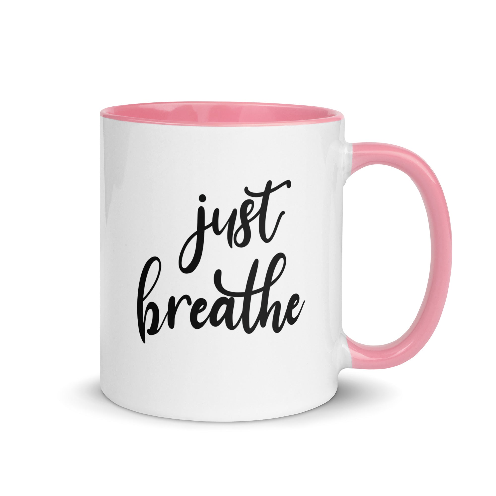 Mug with Color Inside | Just Breathe