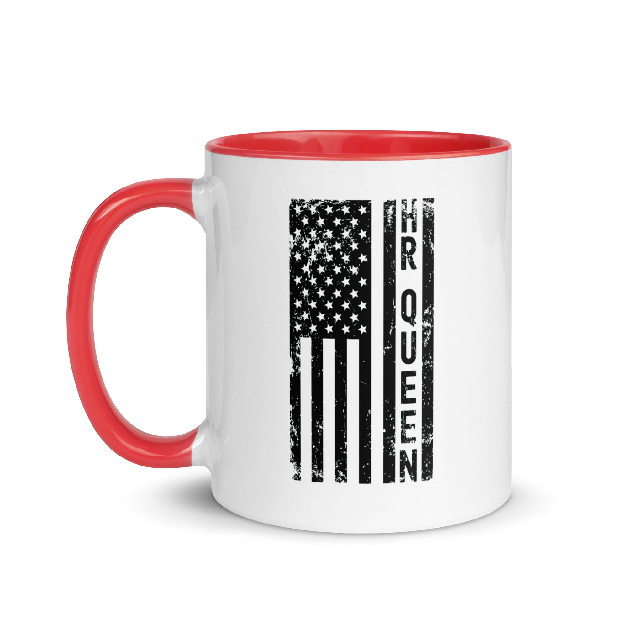 Mug with Color Inside | Hr Queen (deisgn on American flag)