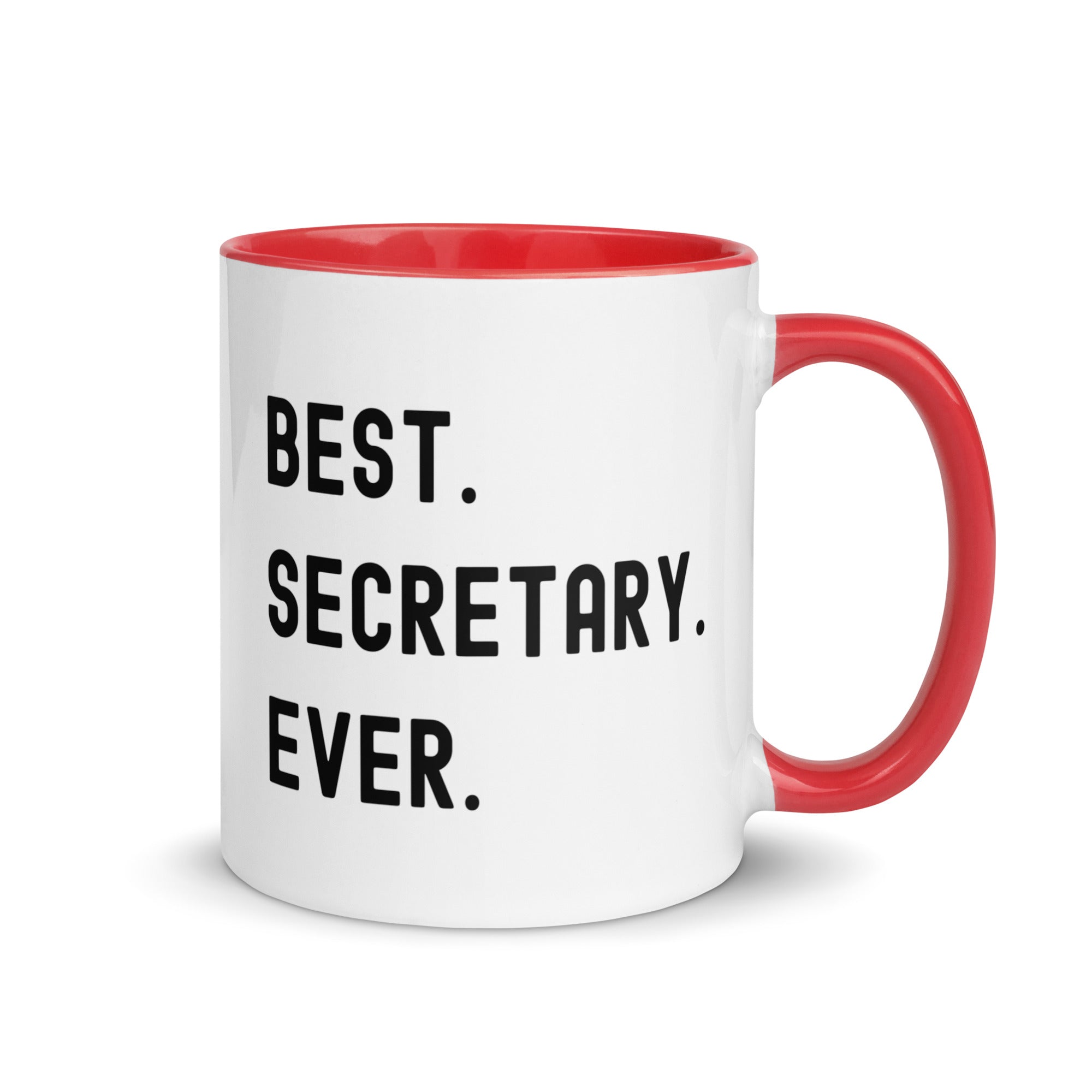 Mug with Color Inside | Best. Secretary. Ever.