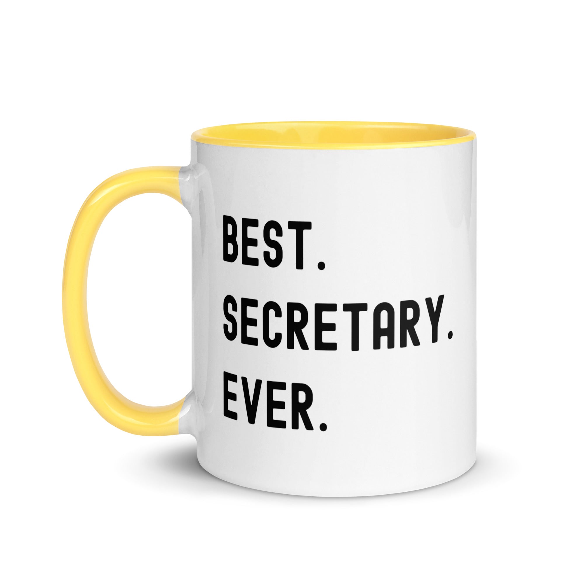 Mug with Color Inside | Best. Secretary. Ever.
