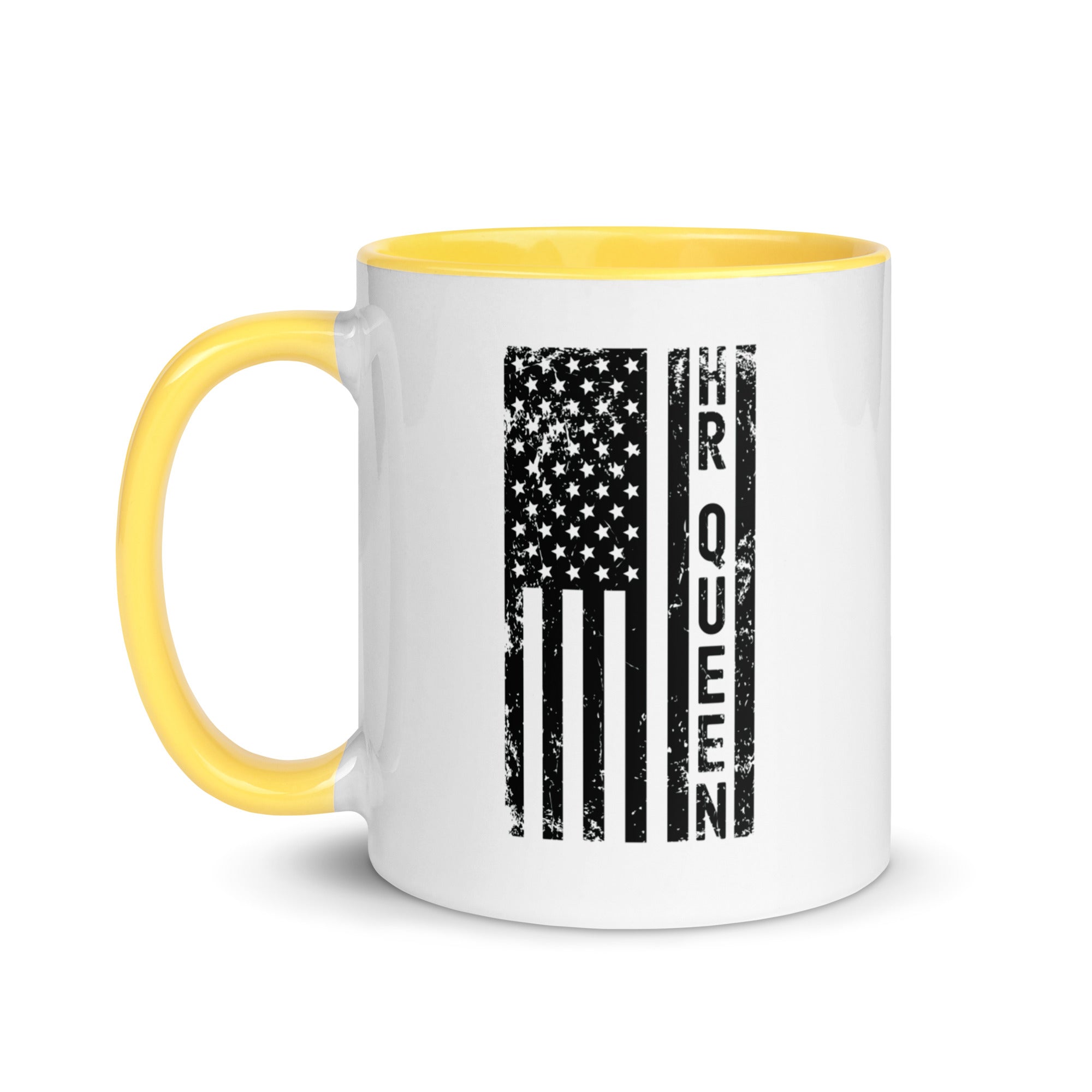 Mug with Color Inside | Hr Queen (deisgn on American flag)