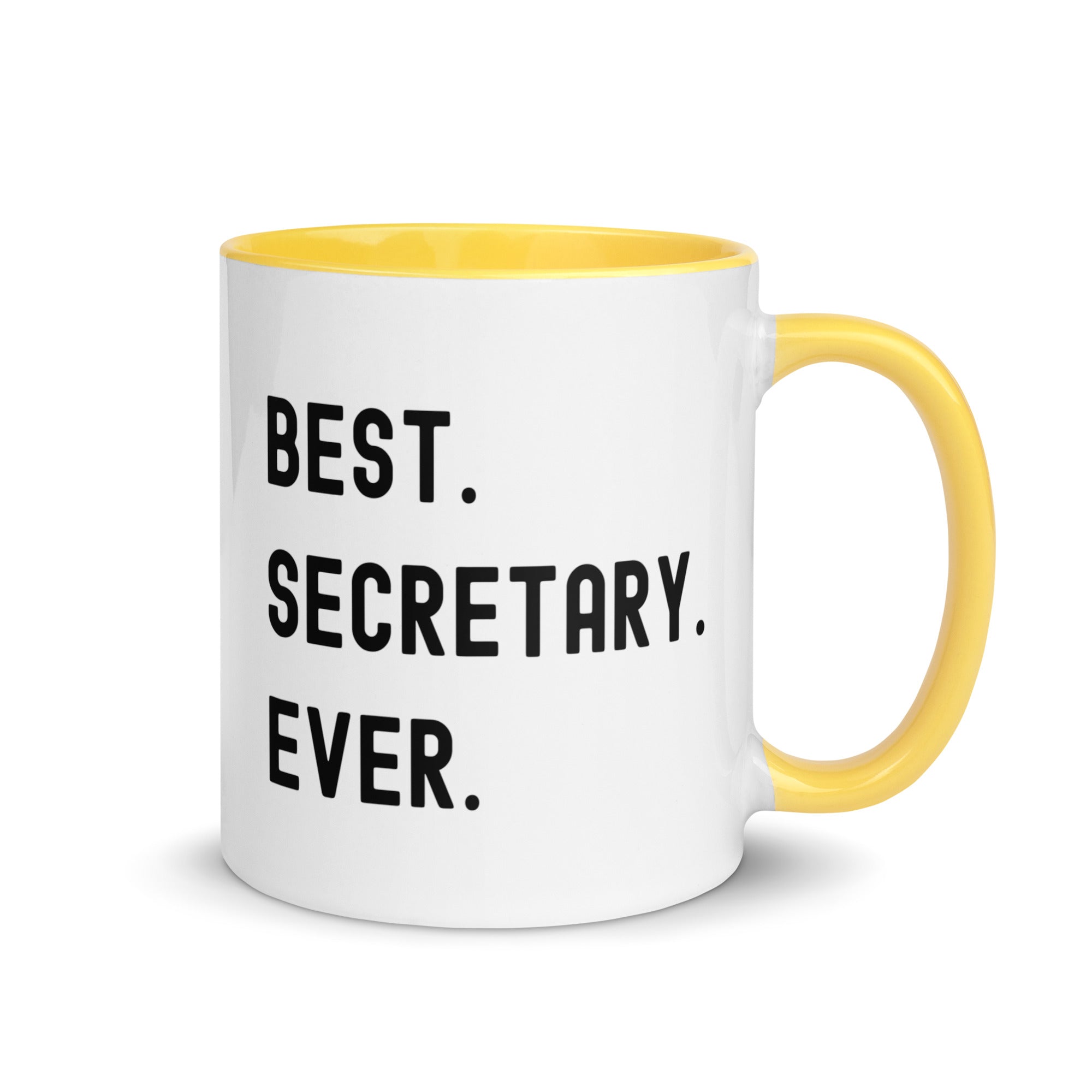 Mug with Color Inside | Best. Secretary. Ever.