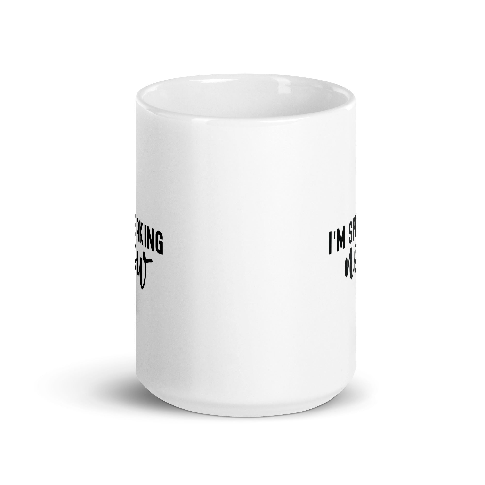 White glossy mug | i'm speaking now