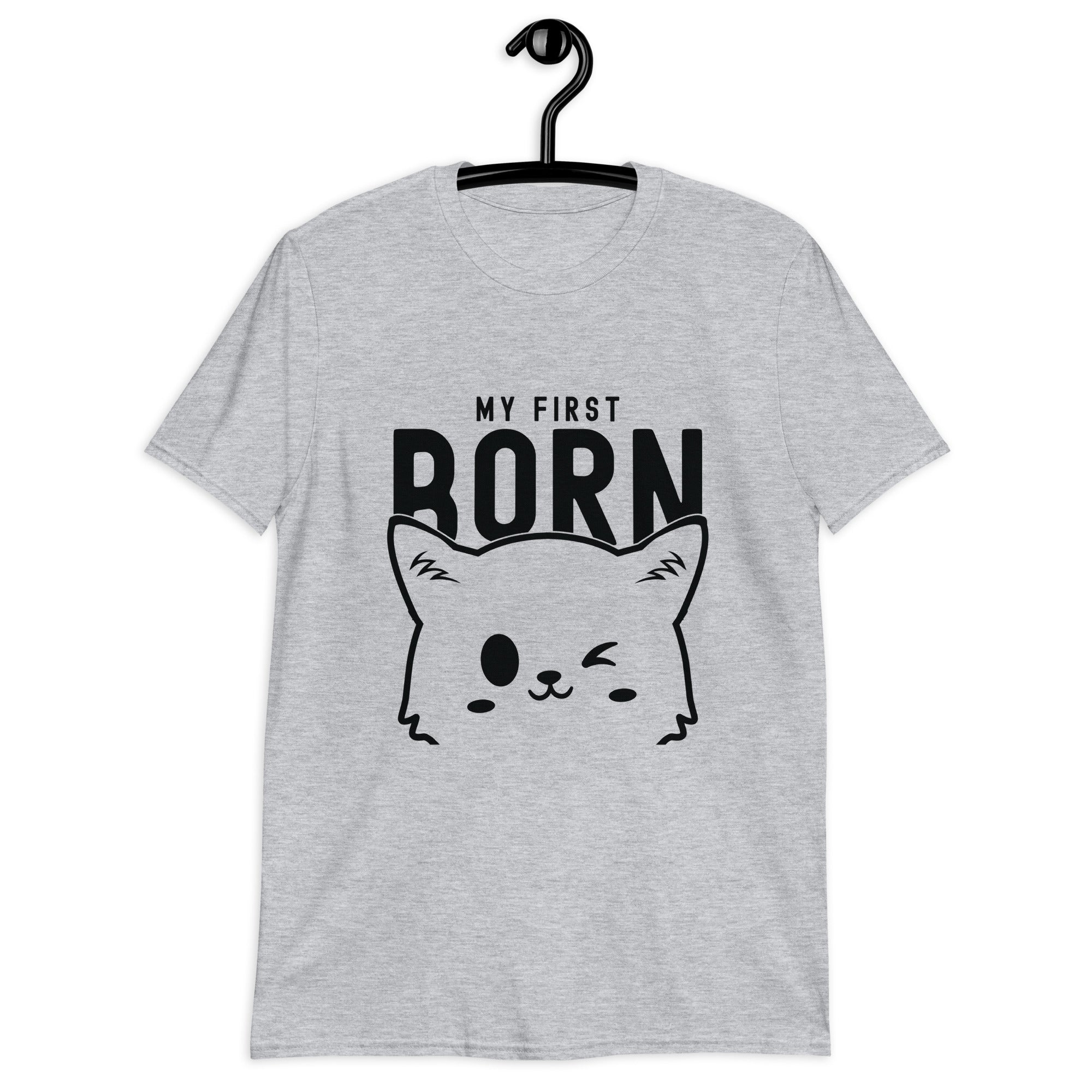 Short-Sleeve Unisex T-Shirt | My First Born (cat)