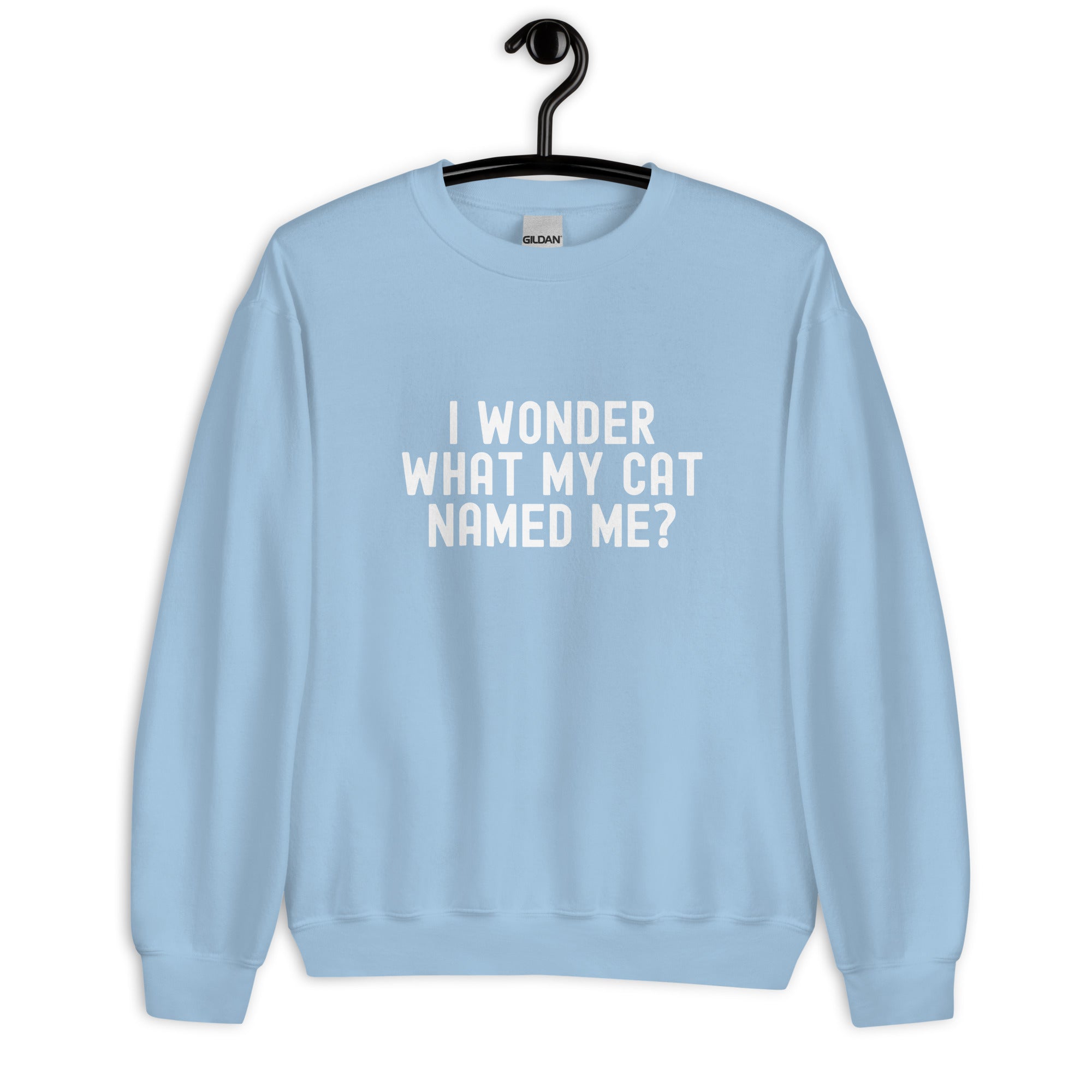 Unisex Sweatshirt | I wonder what my cat named me