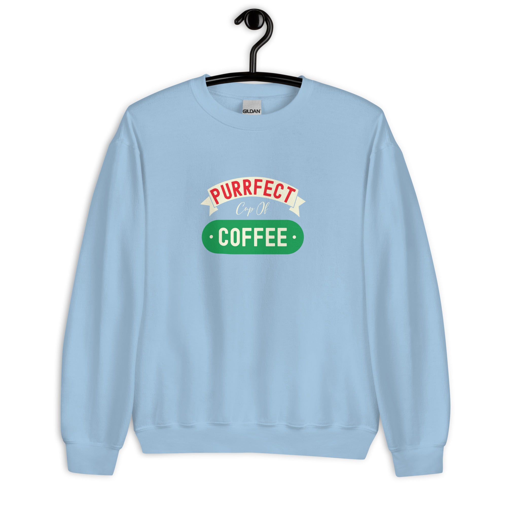 Unisex Sweatshirt | Purrfect cup of coffee