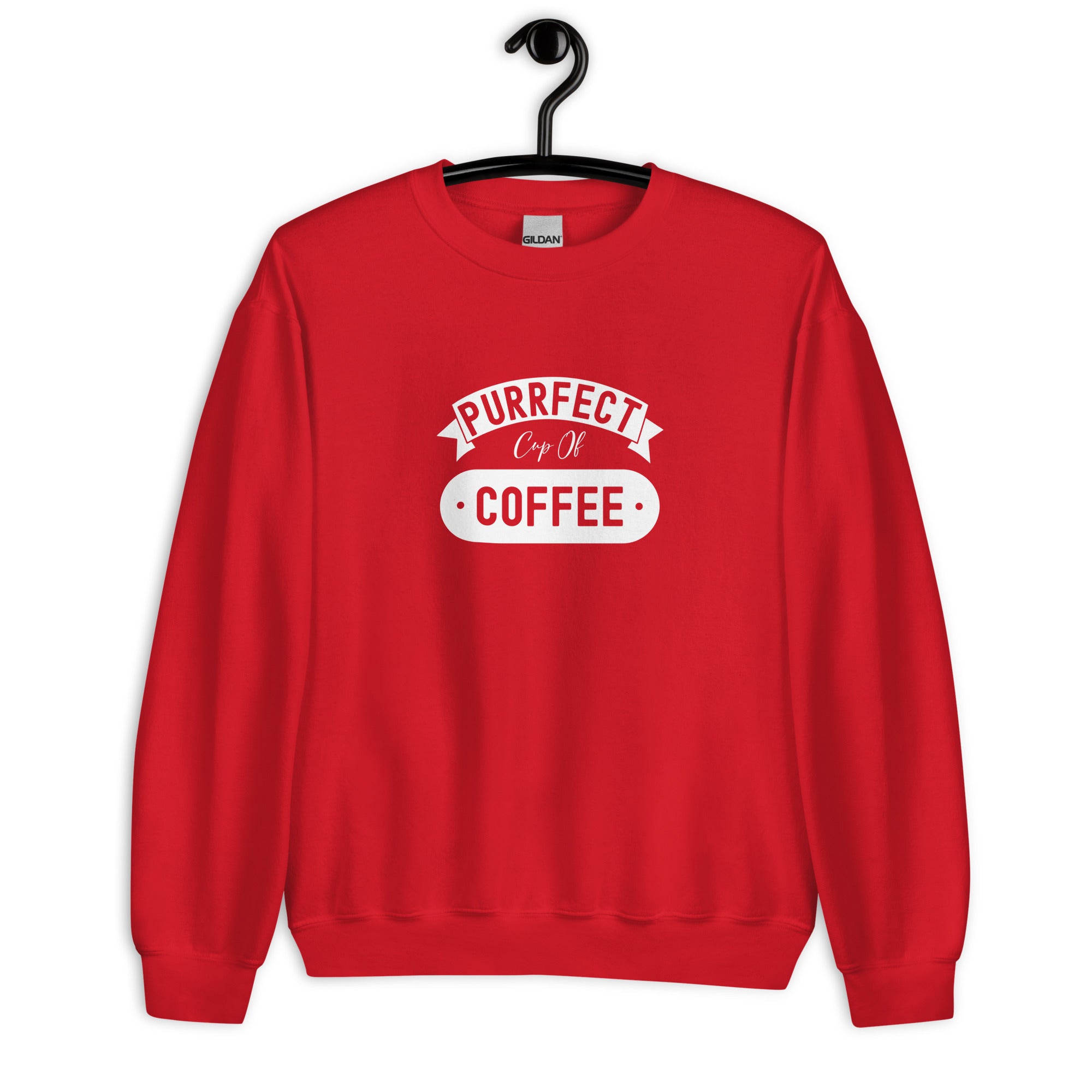 Unisex Sweatshirt | Purrfect cup of coffee