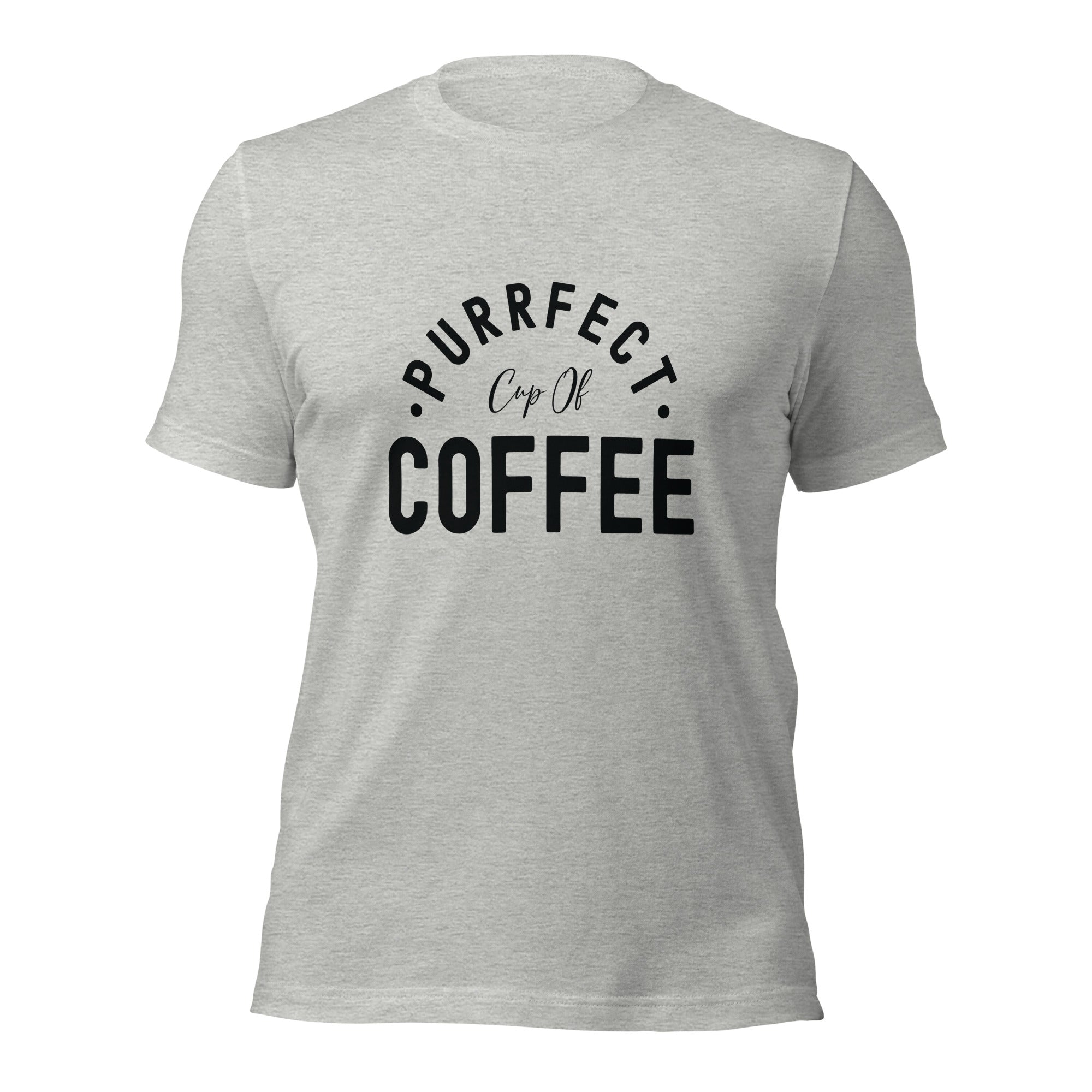 Unisex t-shirt | Purrfect cup of coffee