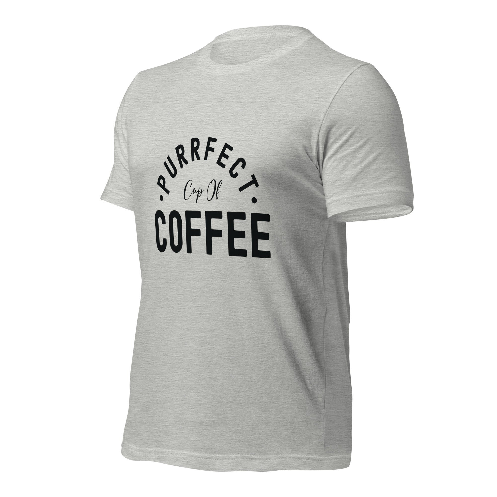 Unisex t-shirt | Purrfect cup of coffee