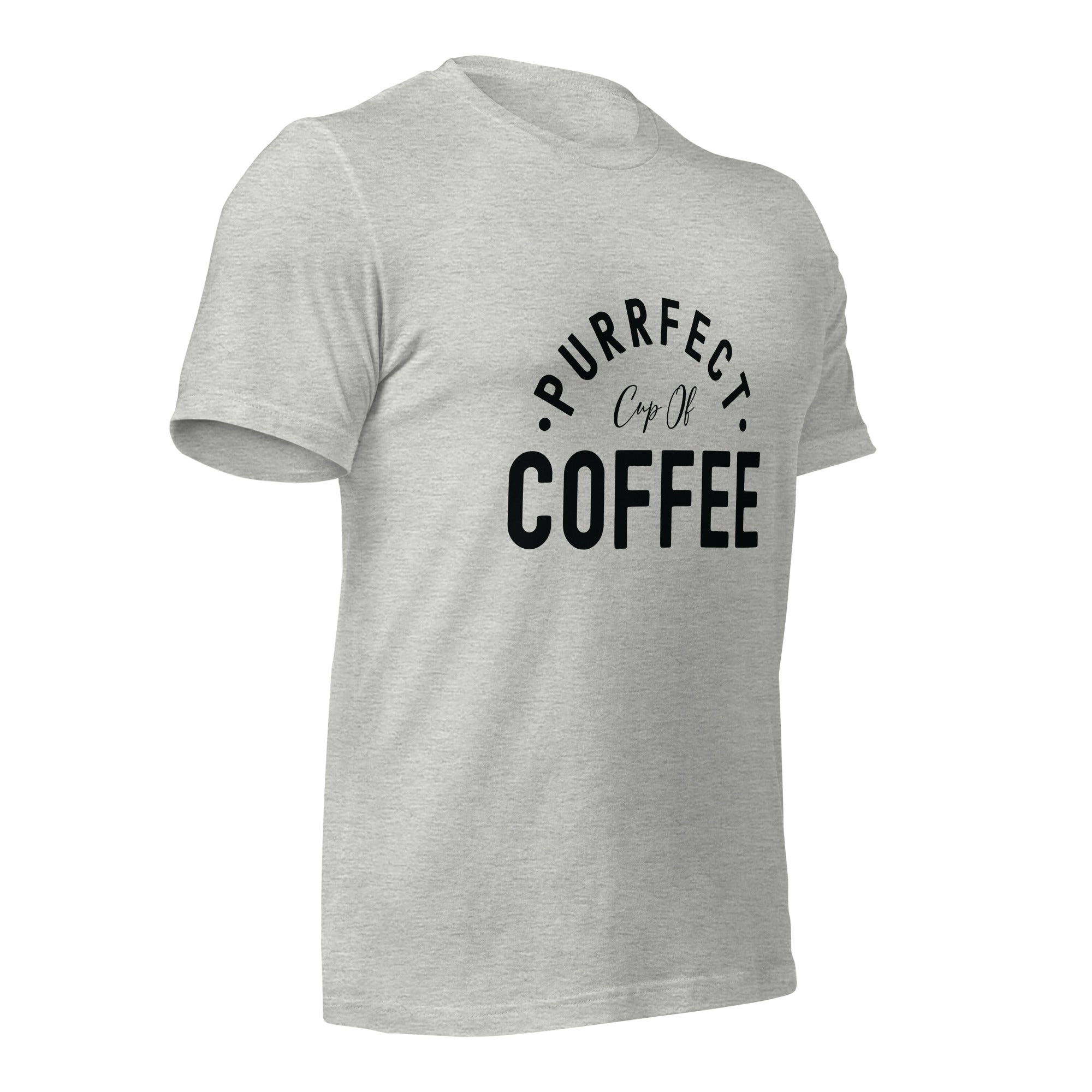 Unisex t-shirt | Purrfect cup of coffee