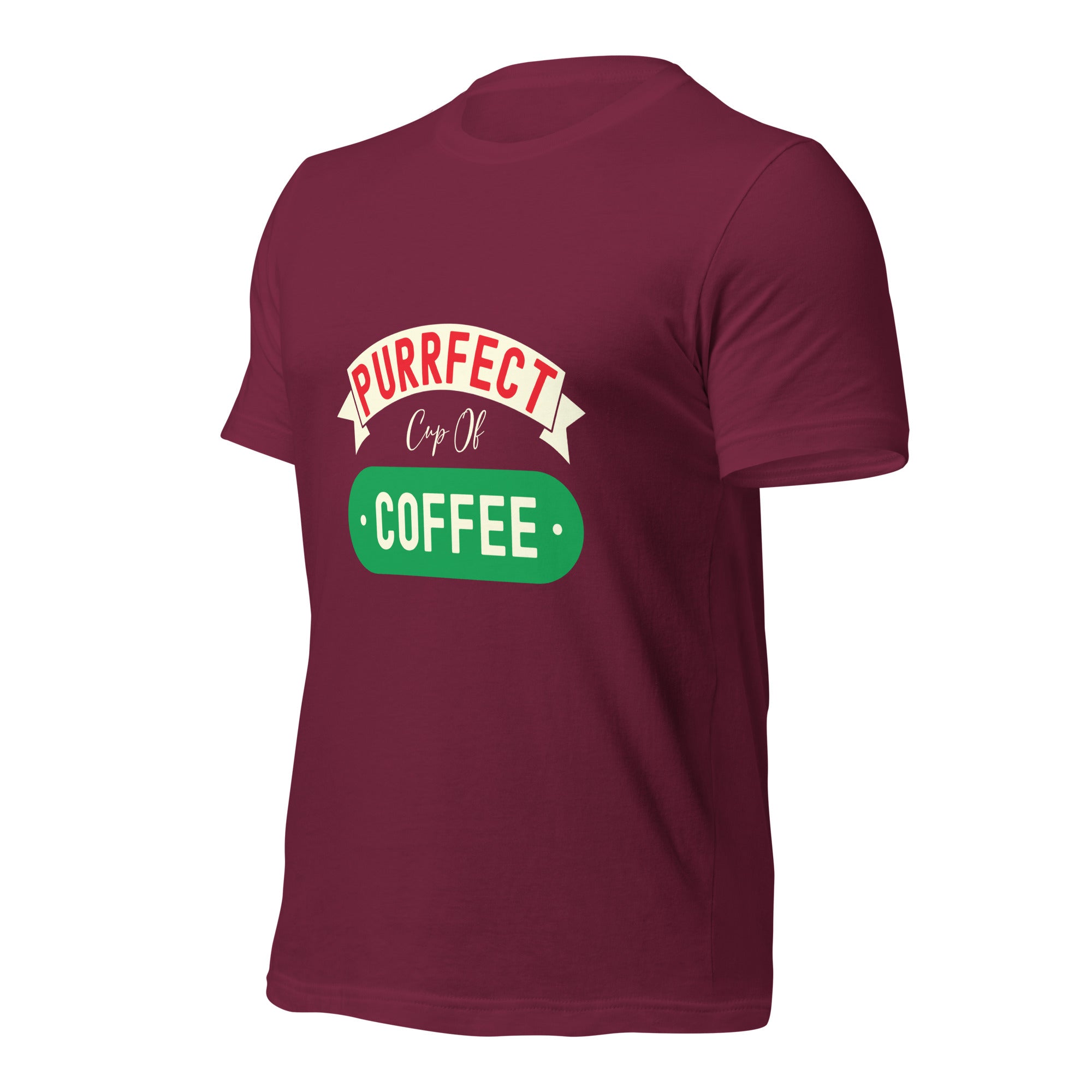 Unisex t-shirt | Purrfect cup of coffee