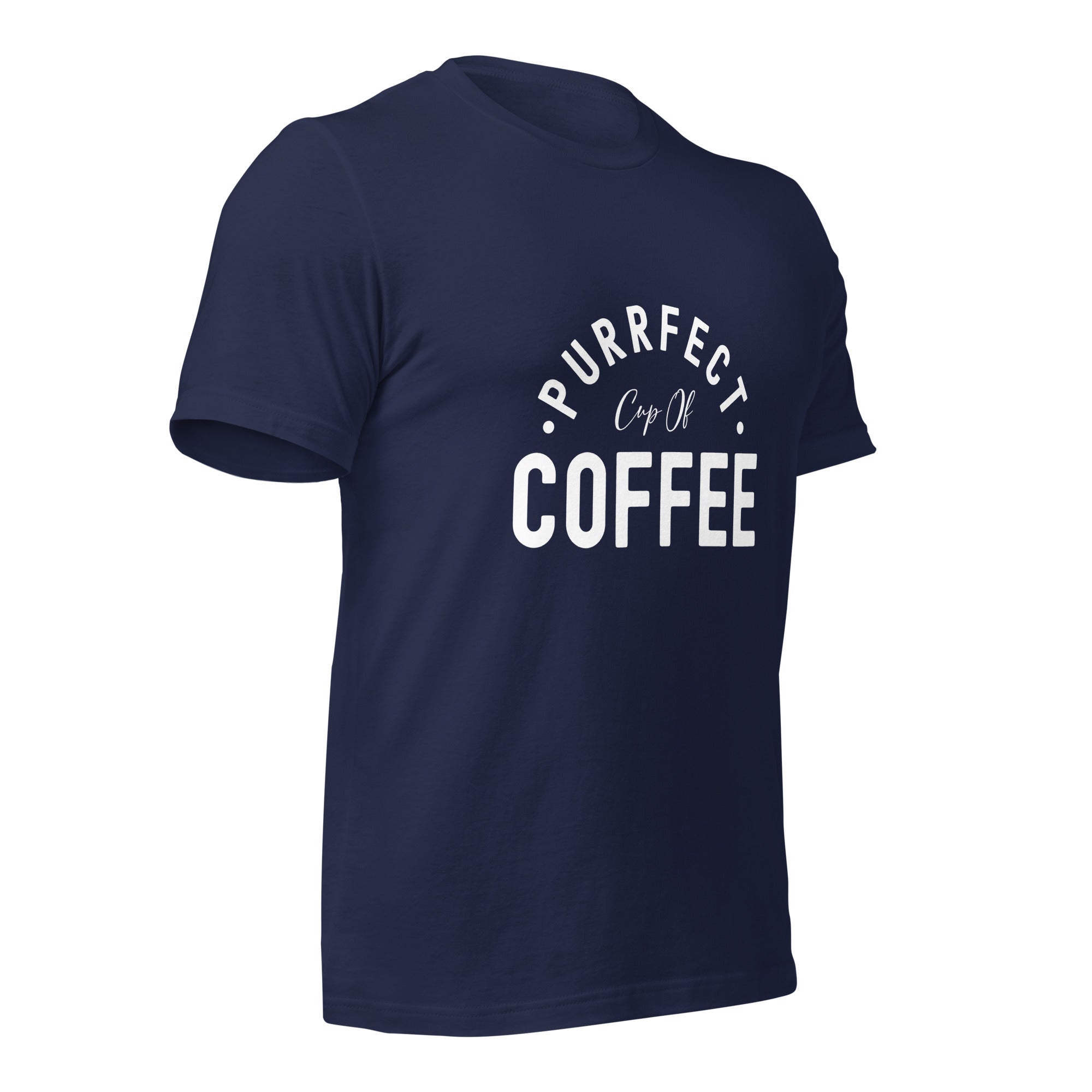 Unisex t-shirt | Purrfect cup of coffee