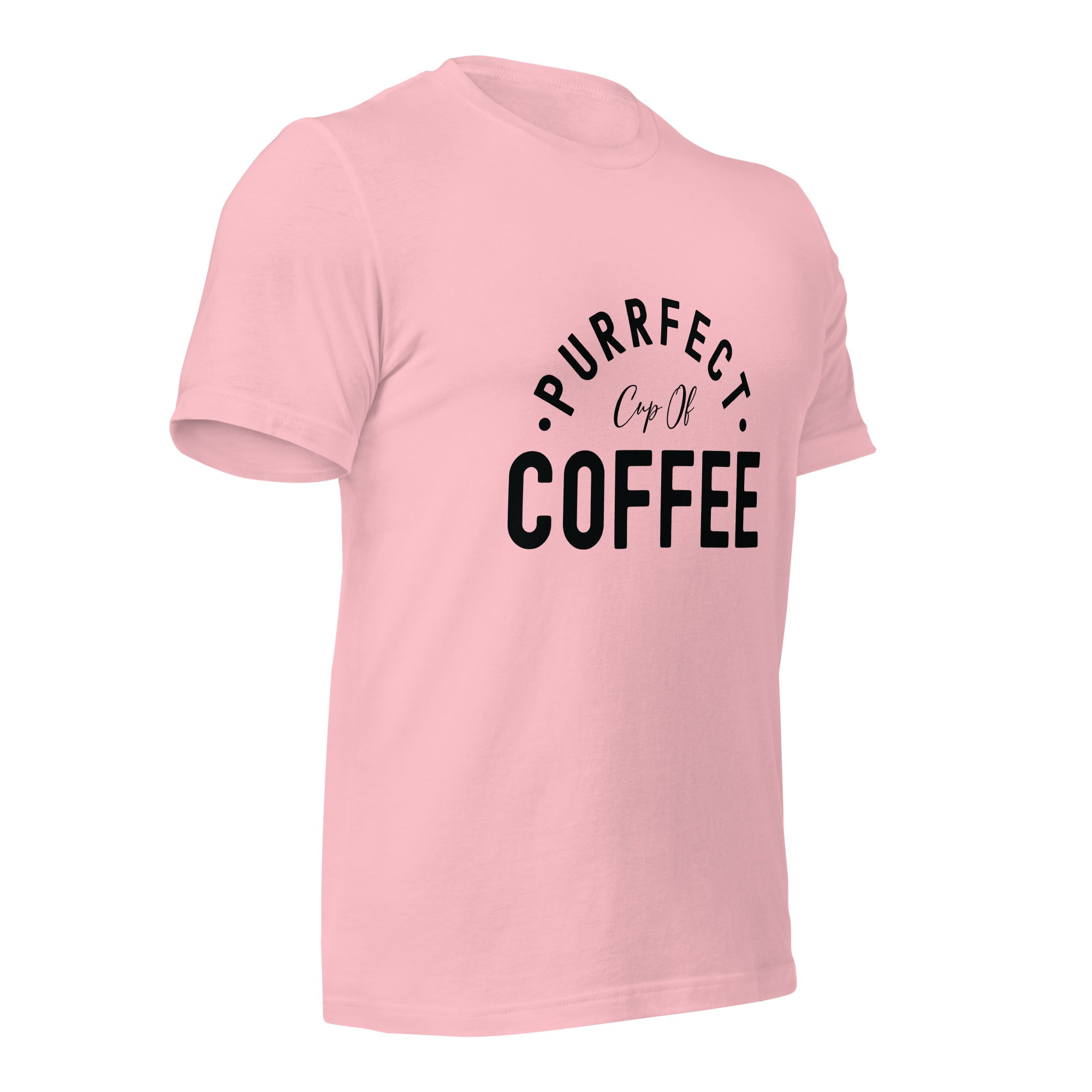 Unisex t-shirt | Purrfect cup of coffee