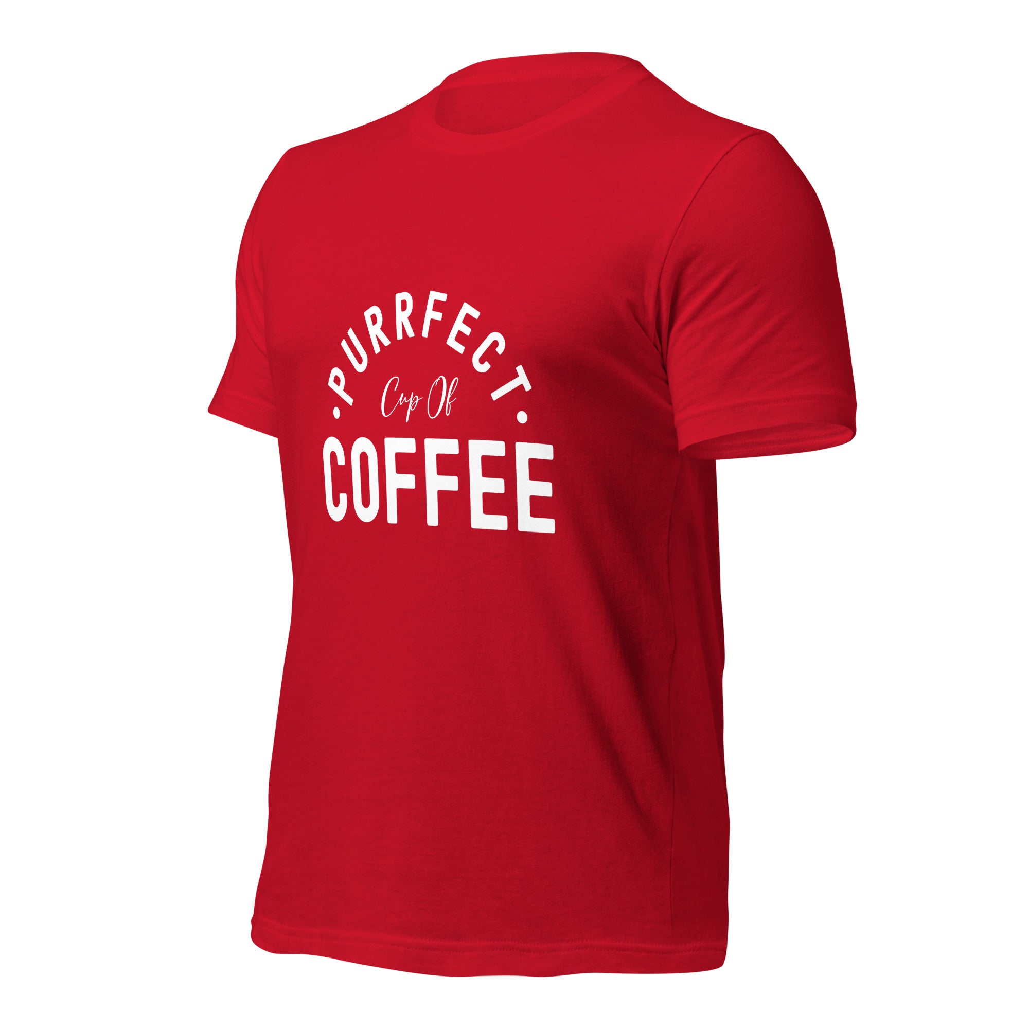 Unisex t-shirt | Purrfect cup of coffee